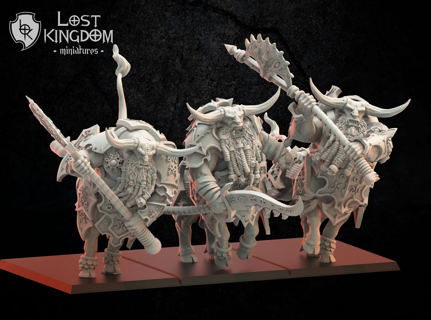 Anointed Bul-Thaurs, Lost Kingdom Miniatures