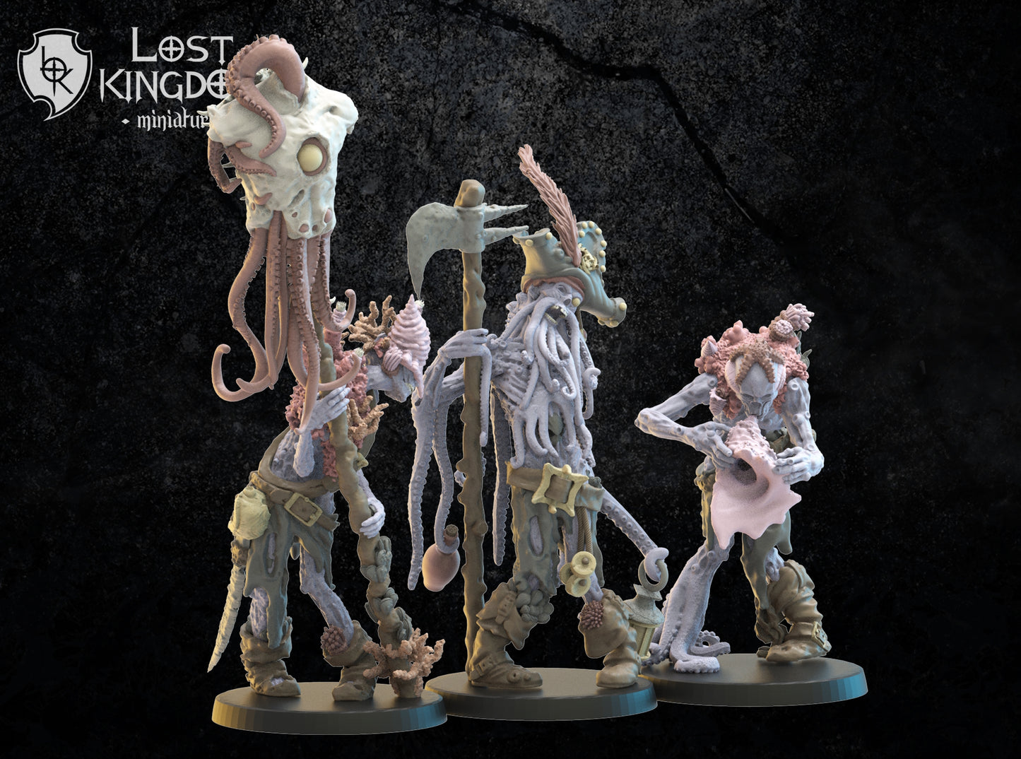 Deep Sea Zombies, Lost Kingdom Miniatures