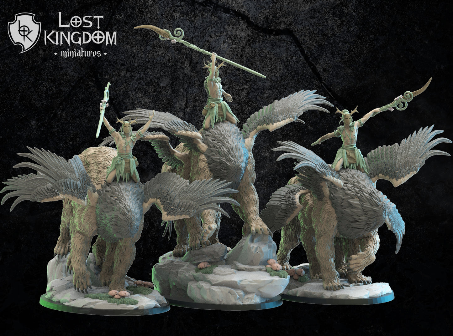 Kumakuro/Hundun Riders, Lost Kingdom Miniatures