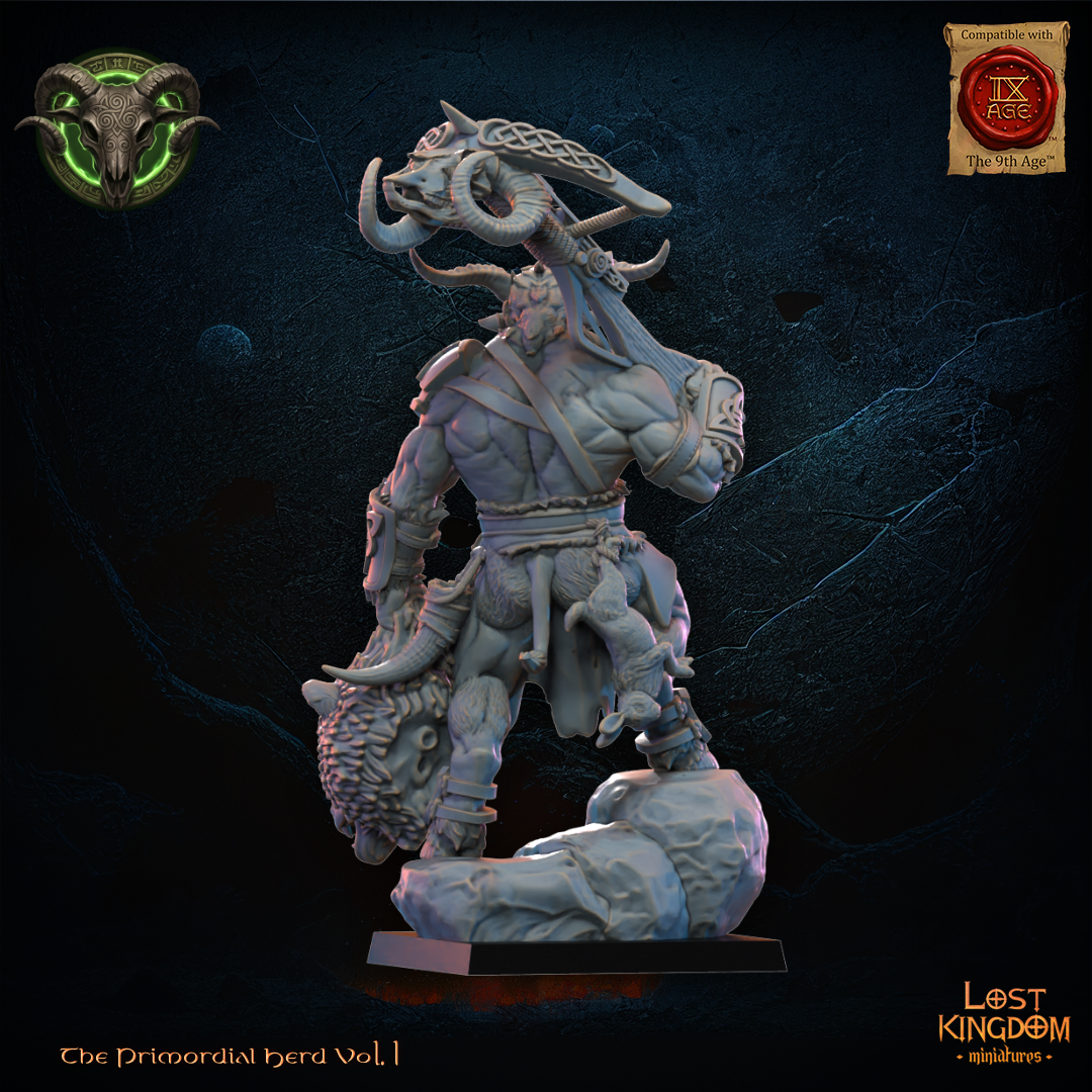 The Hunter, Wildhorn Chieftain, Lost Kingdom Miniatures