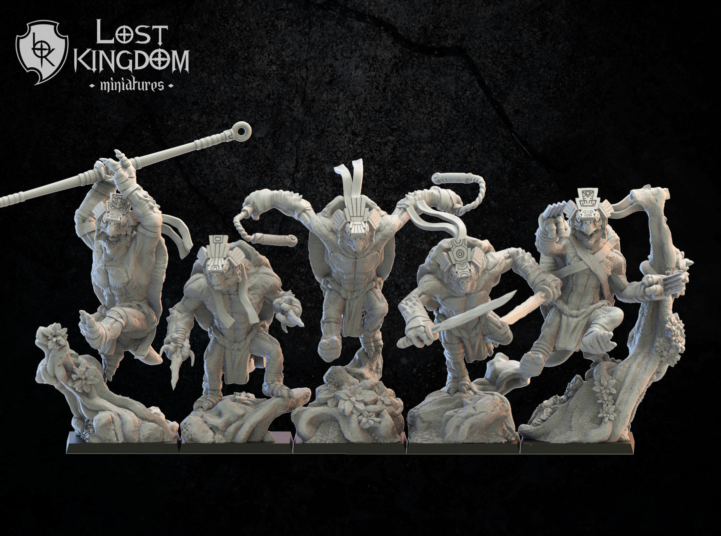 Cowabunga Ayotl Squad, Lost Kingdom Miniatures