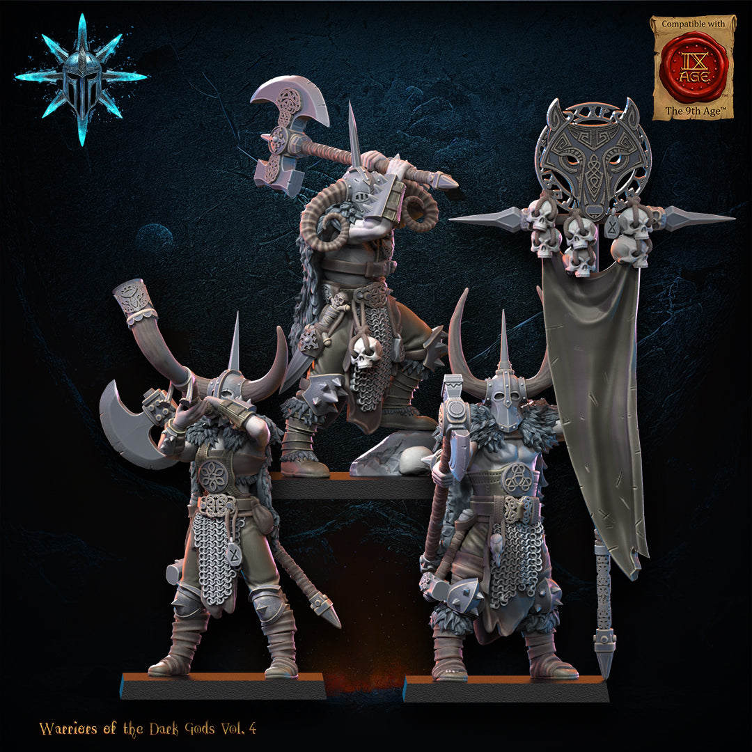 Heavy Weapon Barbarian Regiment, Lost Kingdom Miniatures