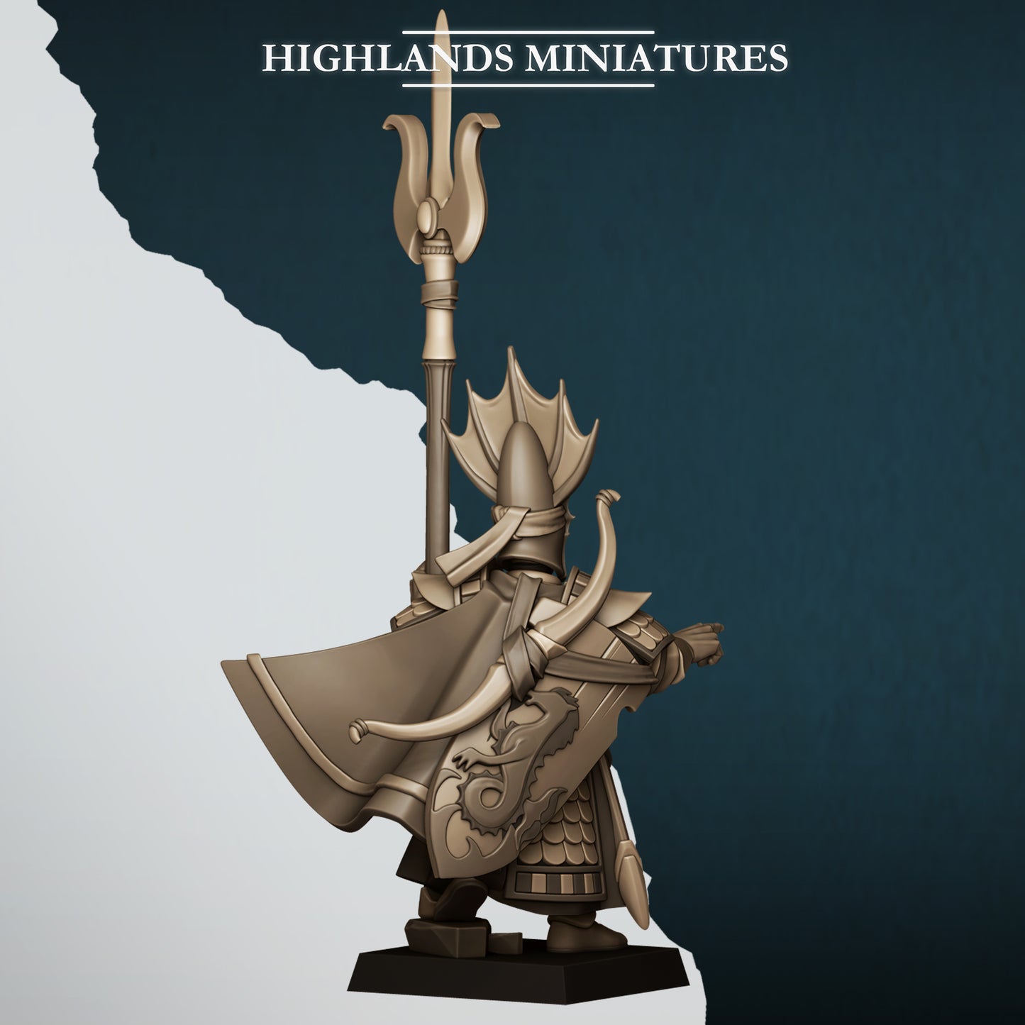 Aegean Elf Lord of the Sea, Highlands Miniatures