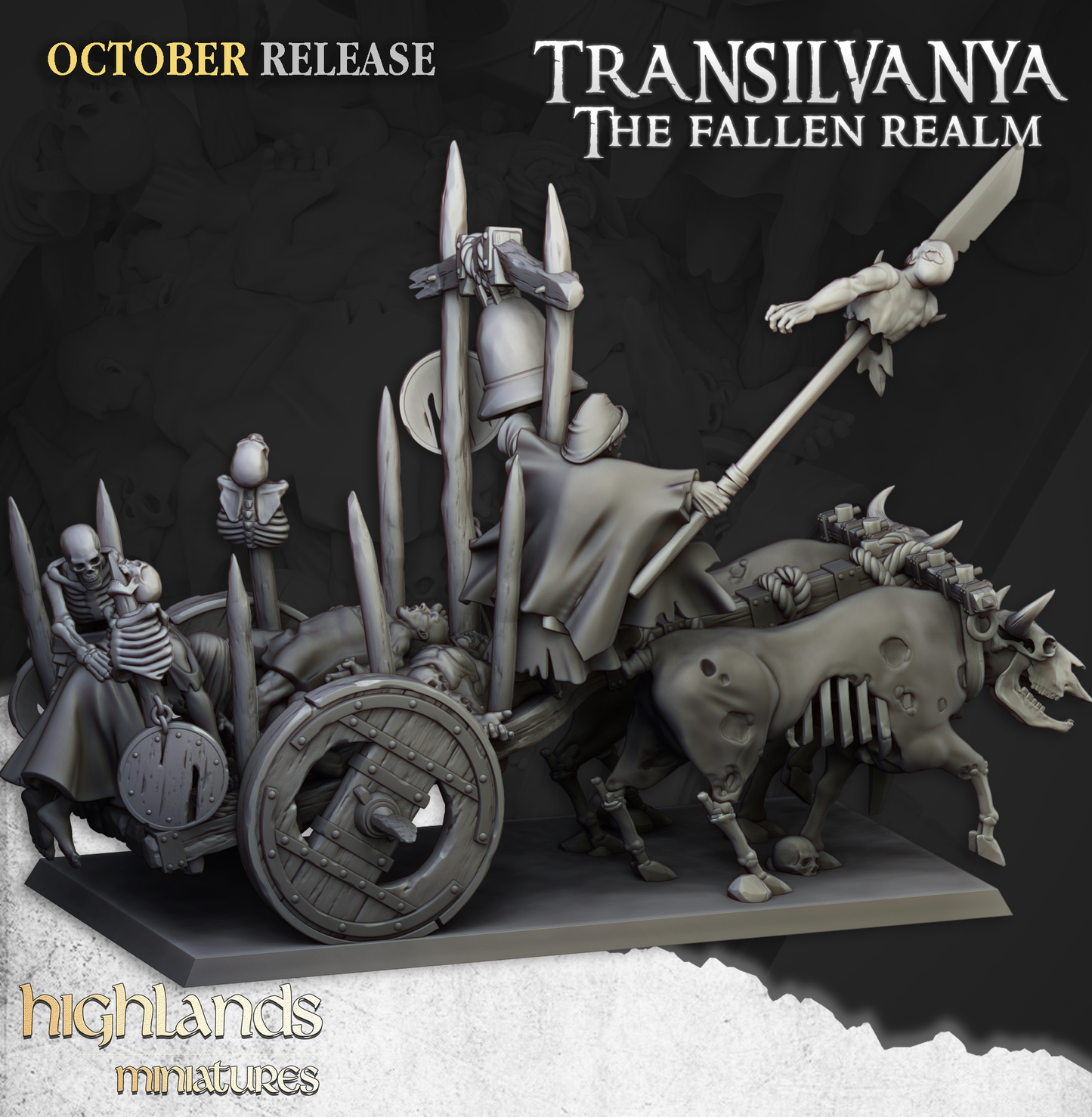 Corpse Cart, Highlands Miniatures