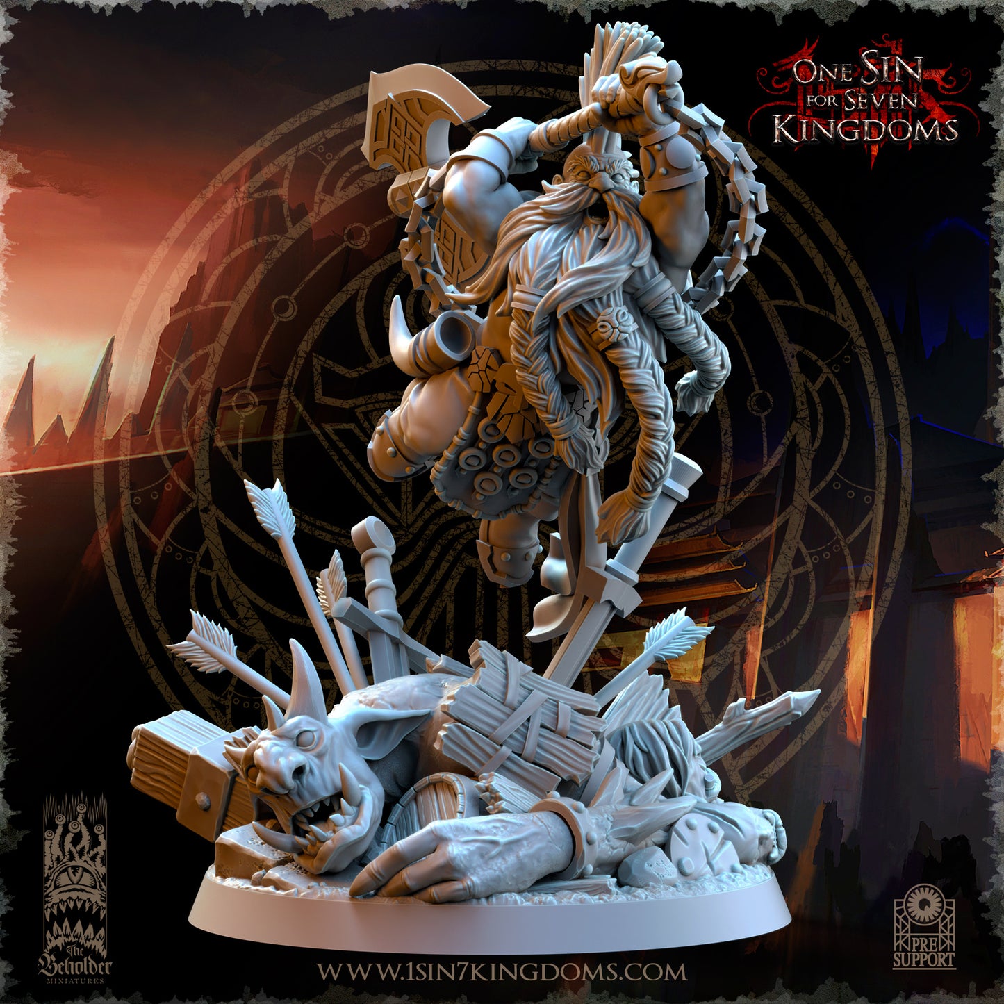 Glaruck Possessed Graymil, The Beholder Miniatures