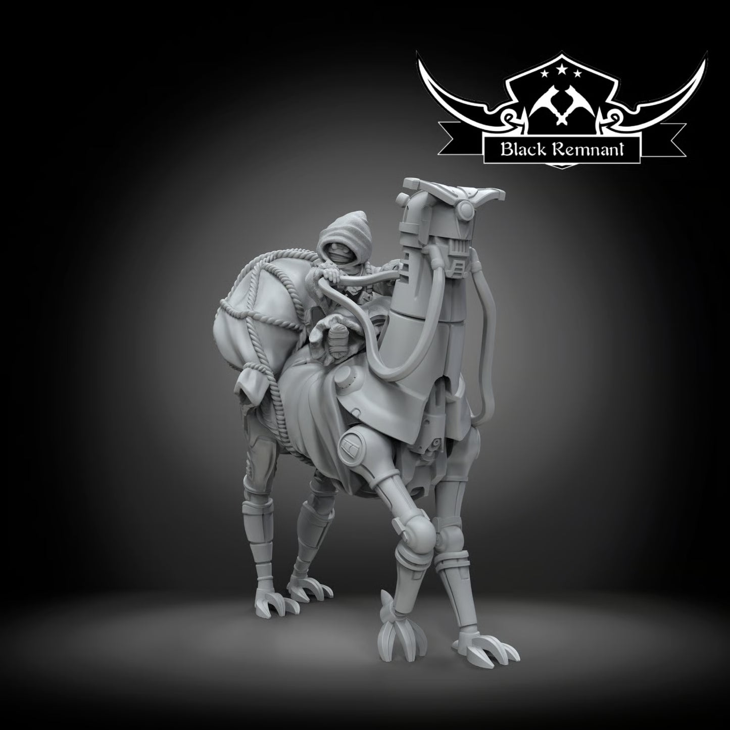 Droid thief on mecanical horse, Black Remnant