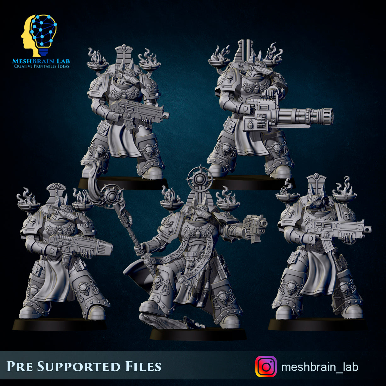 Marine Reapers of the thousand souls Squad, MeshBrain Lab