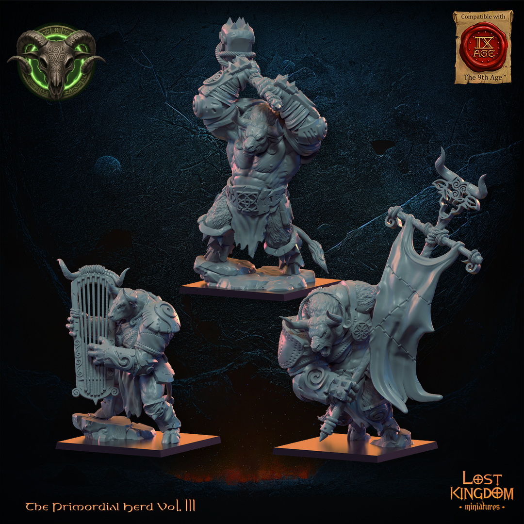 Minotaurs Unit, Lost Kingdom Miniatures