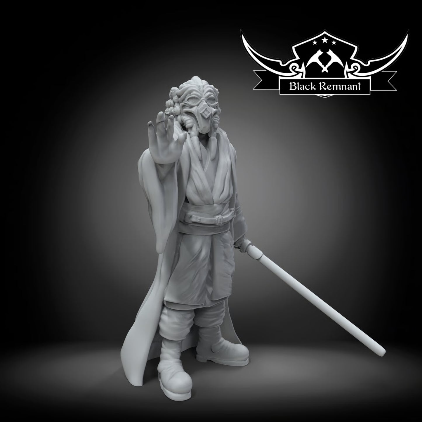 Mystical warrior with mask, Black Remnant