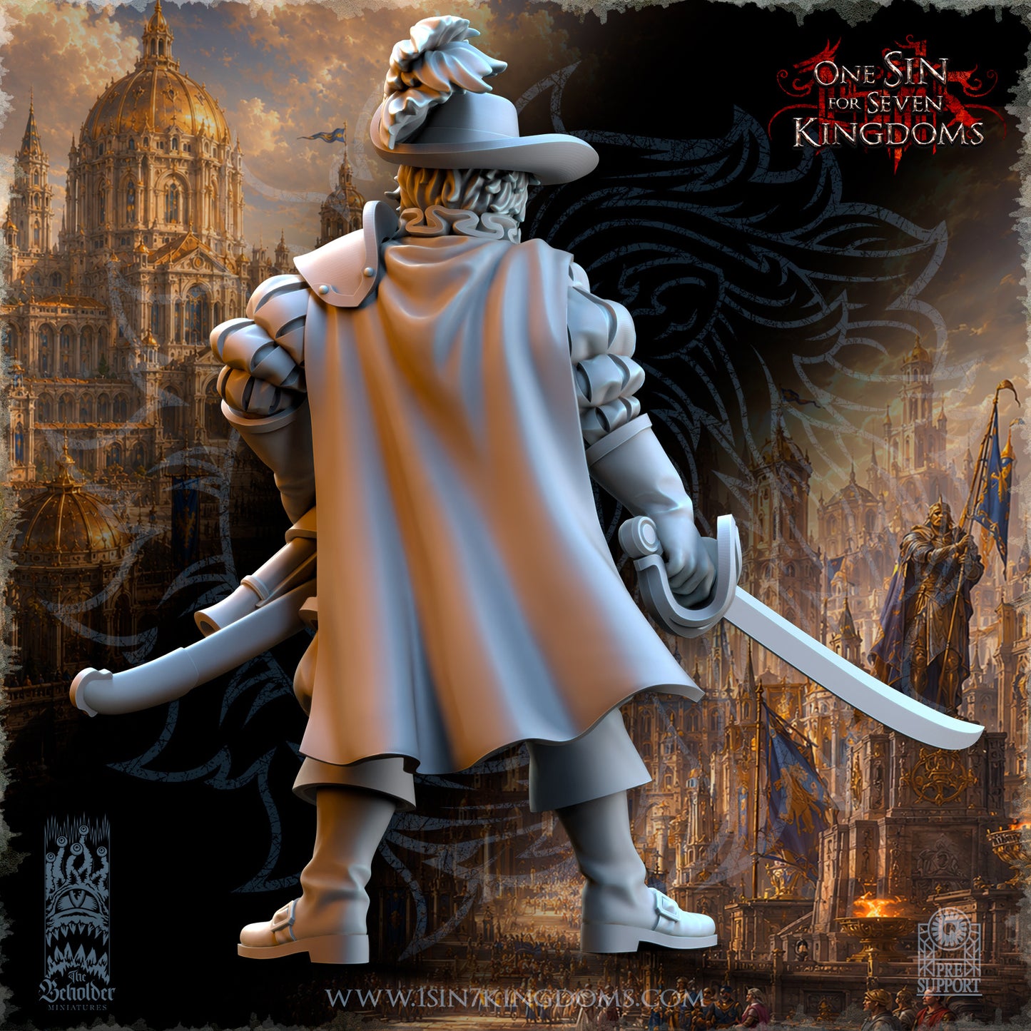Captain Juan de Espinosa, The Beholder Miniatures