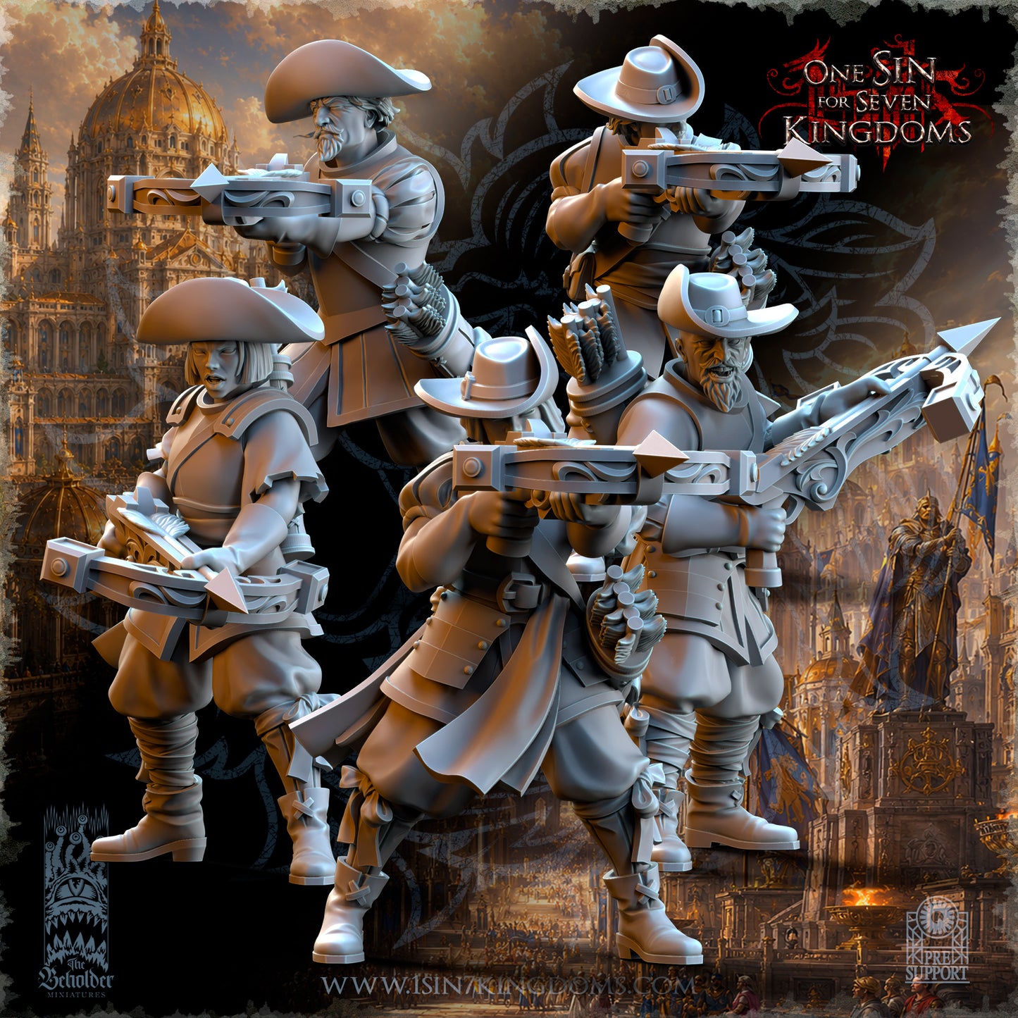 Musketeers Crossbow, The Beholder Miniatures