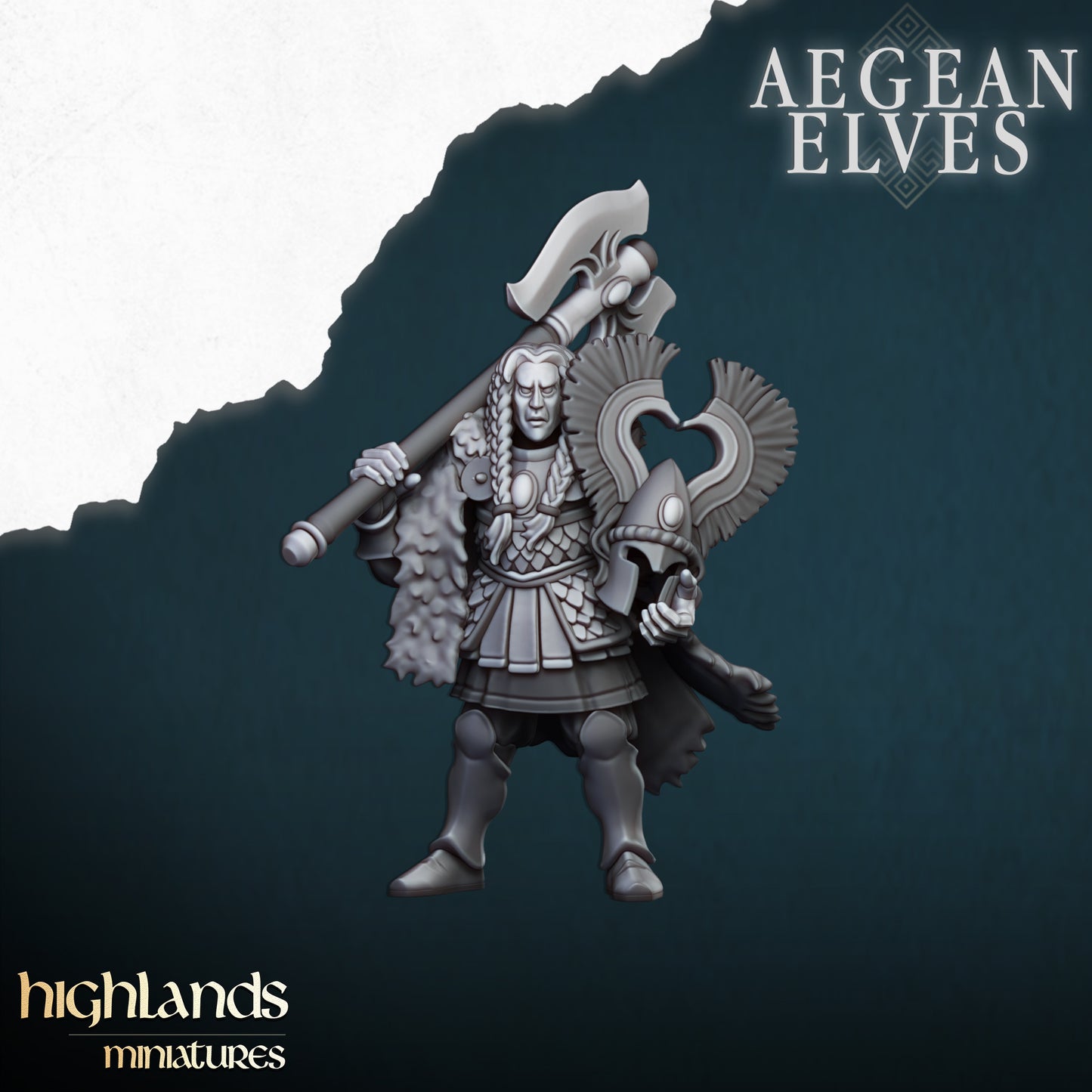 Nemean Lion Chariot, Highlands Miniatures
