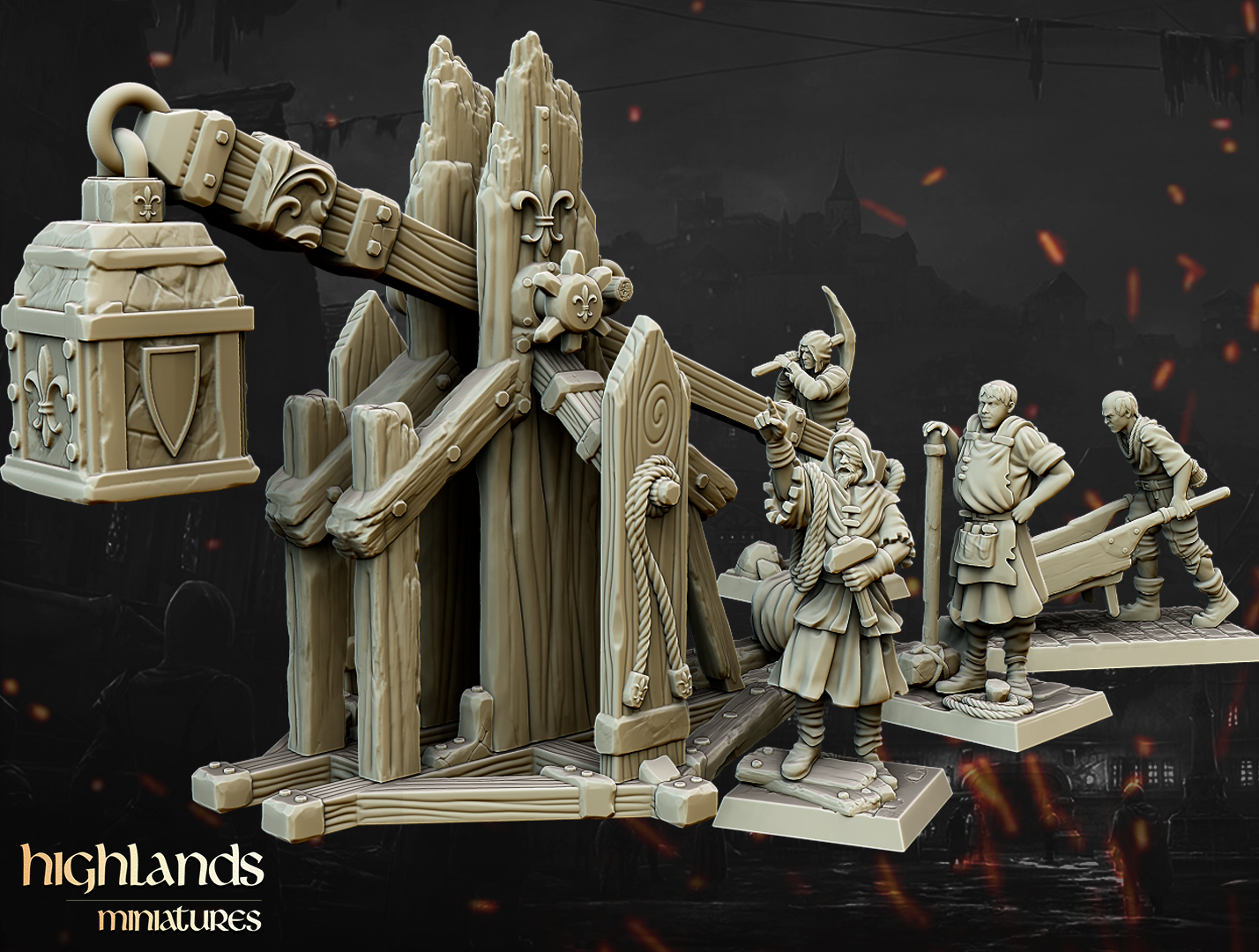 Gallia Trebuchet, Highlands Miniatures