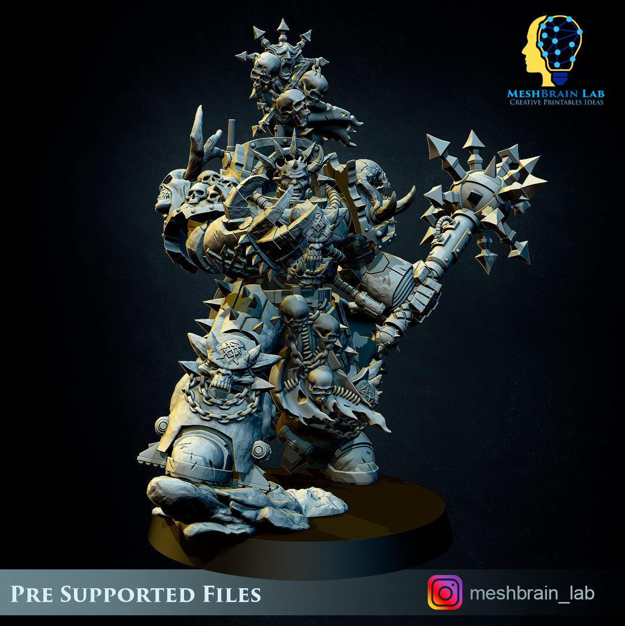 Chaos Terminator Lord, MeshBrain Lab