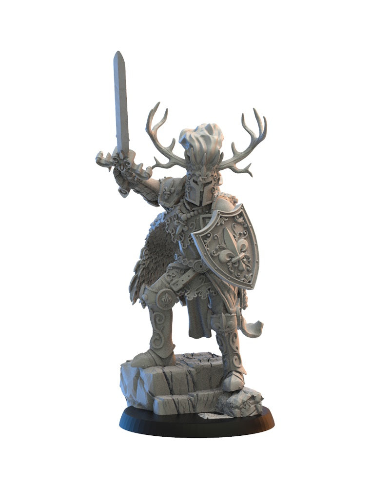 Medraut, The Knight's Shadow, on foot, Lost Kingdom Miniatures