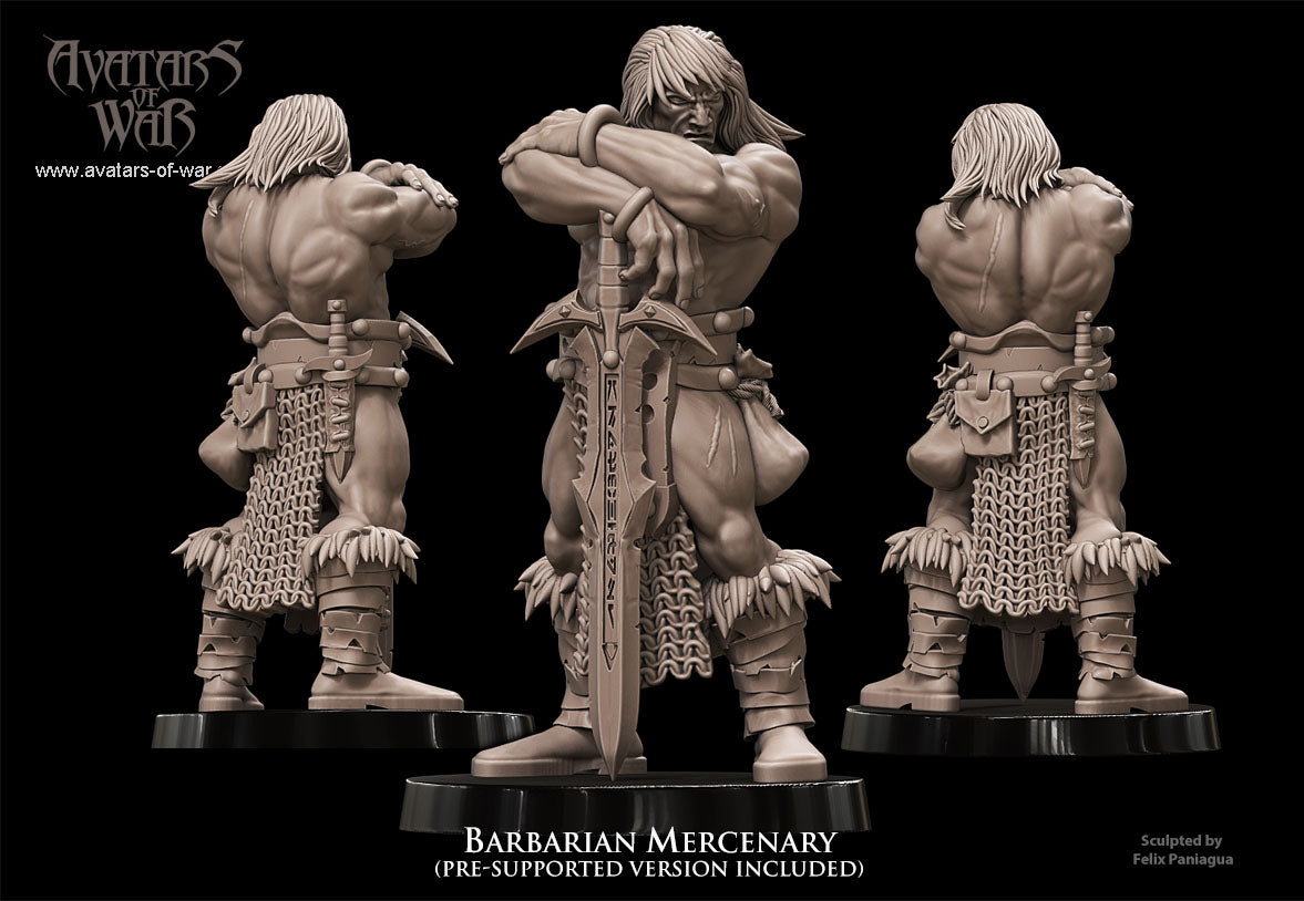 Barbarian Mercenary A, Avatars of War