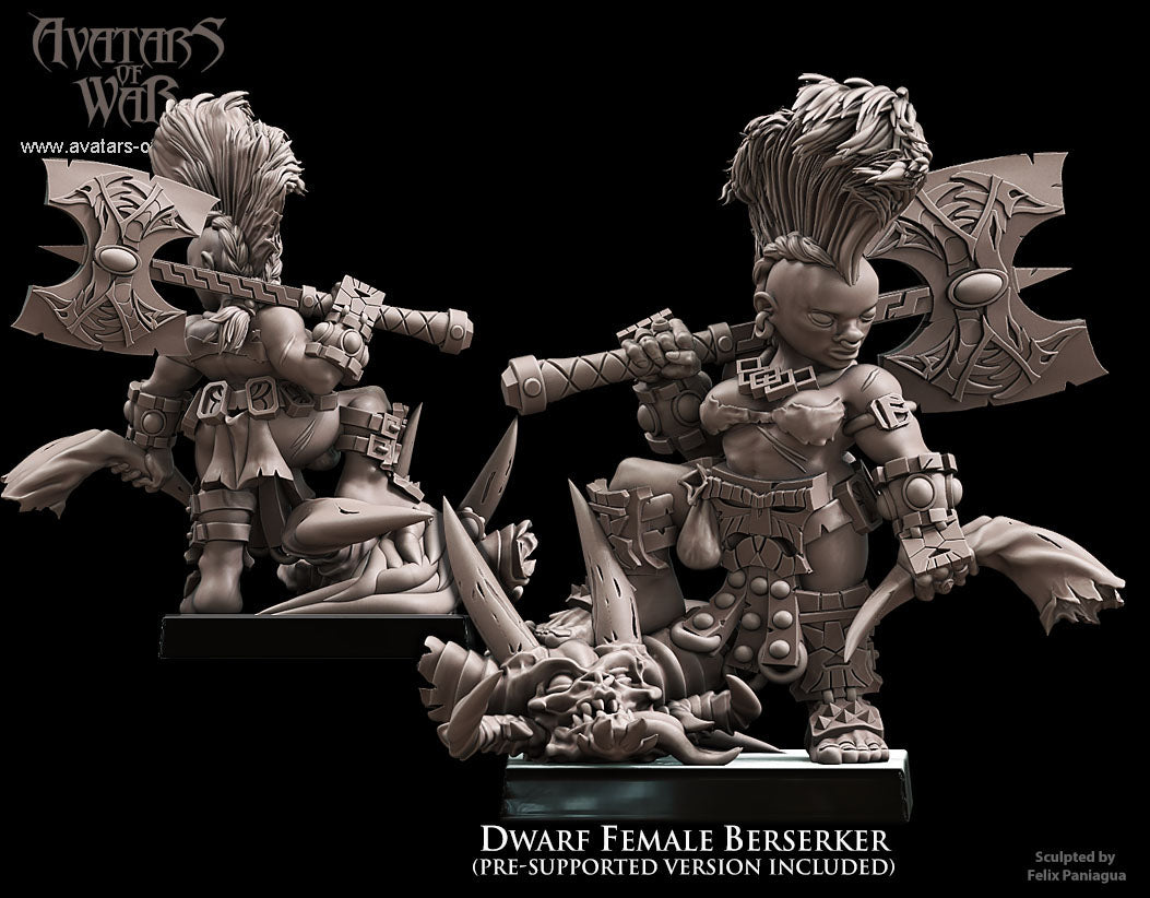 Dwarf Female Dragonseeker Great weapon, Avatars of War