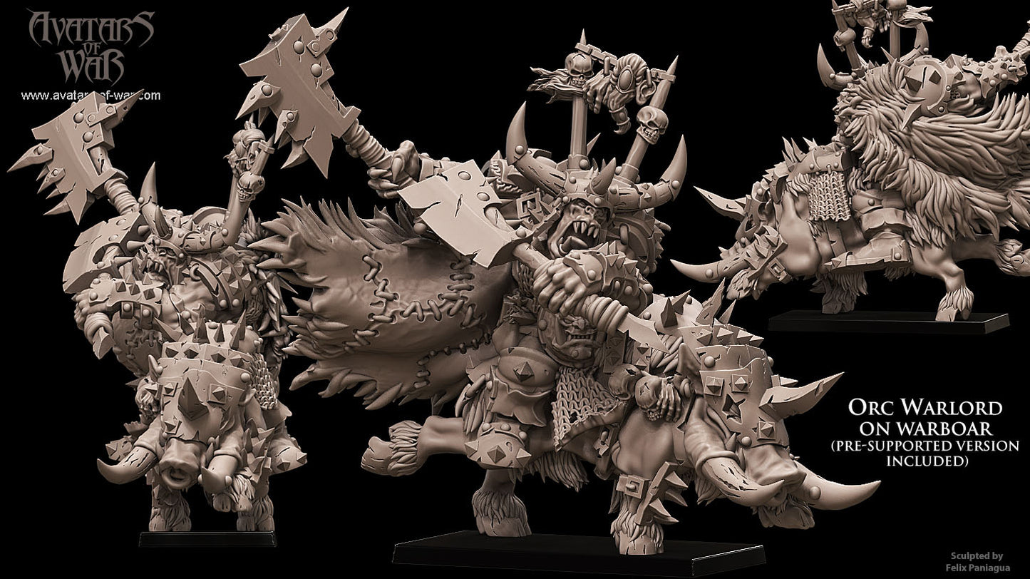 Orc Warlord on Boar, Avatars of War