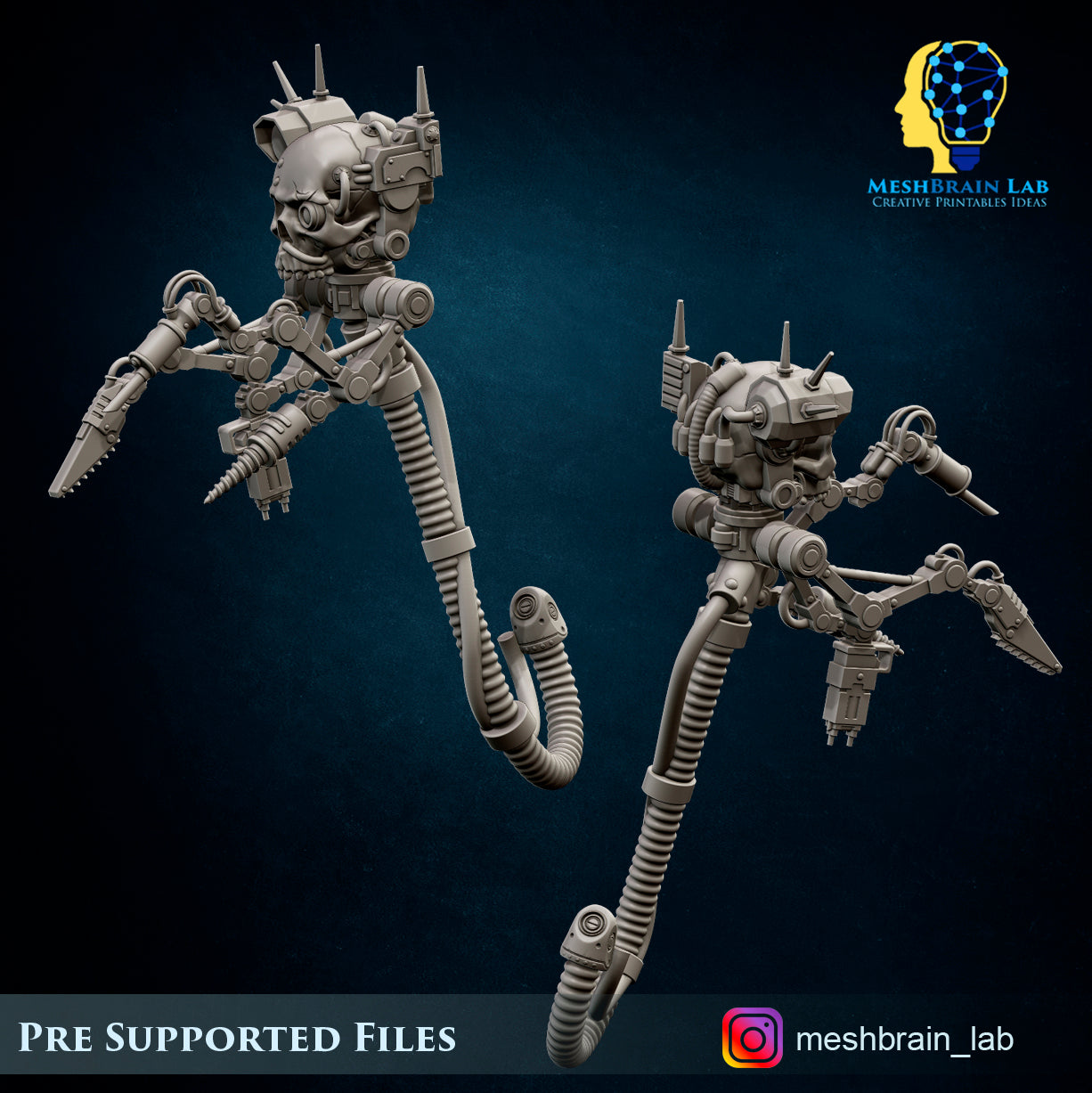 Servo Bot Skulls, MeshBrain Lab