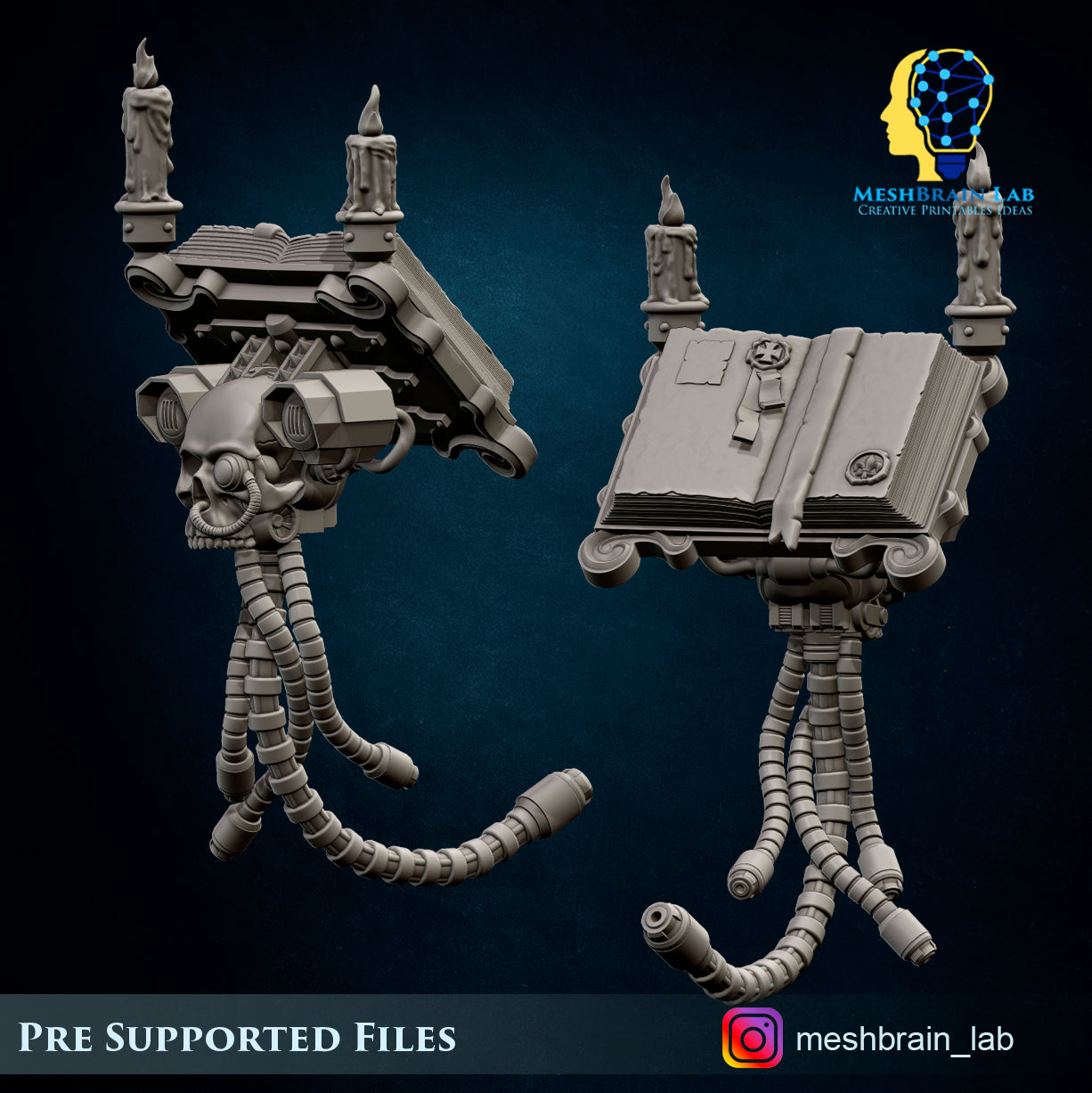 Servo Bot Skulls, MeshBrain Lab