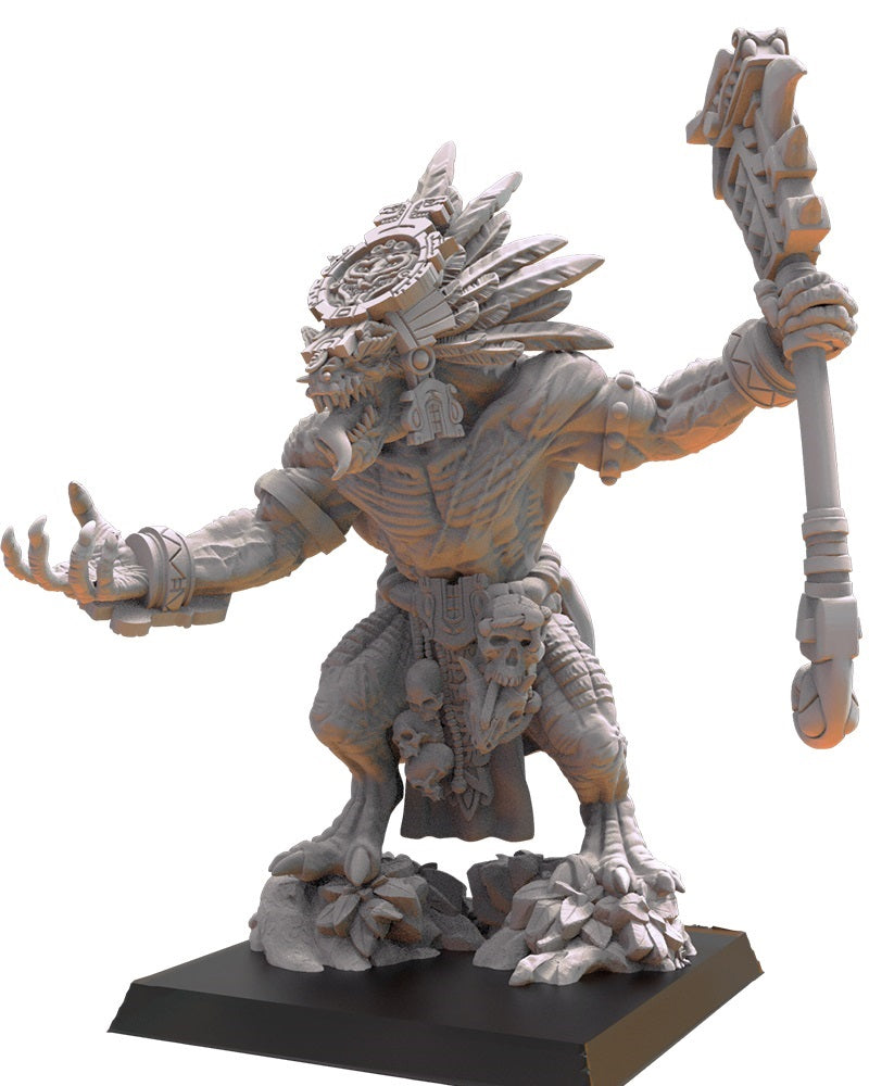 Yacatecuhtli, Cuetzpal Father, Lost Kingdom Miniatures