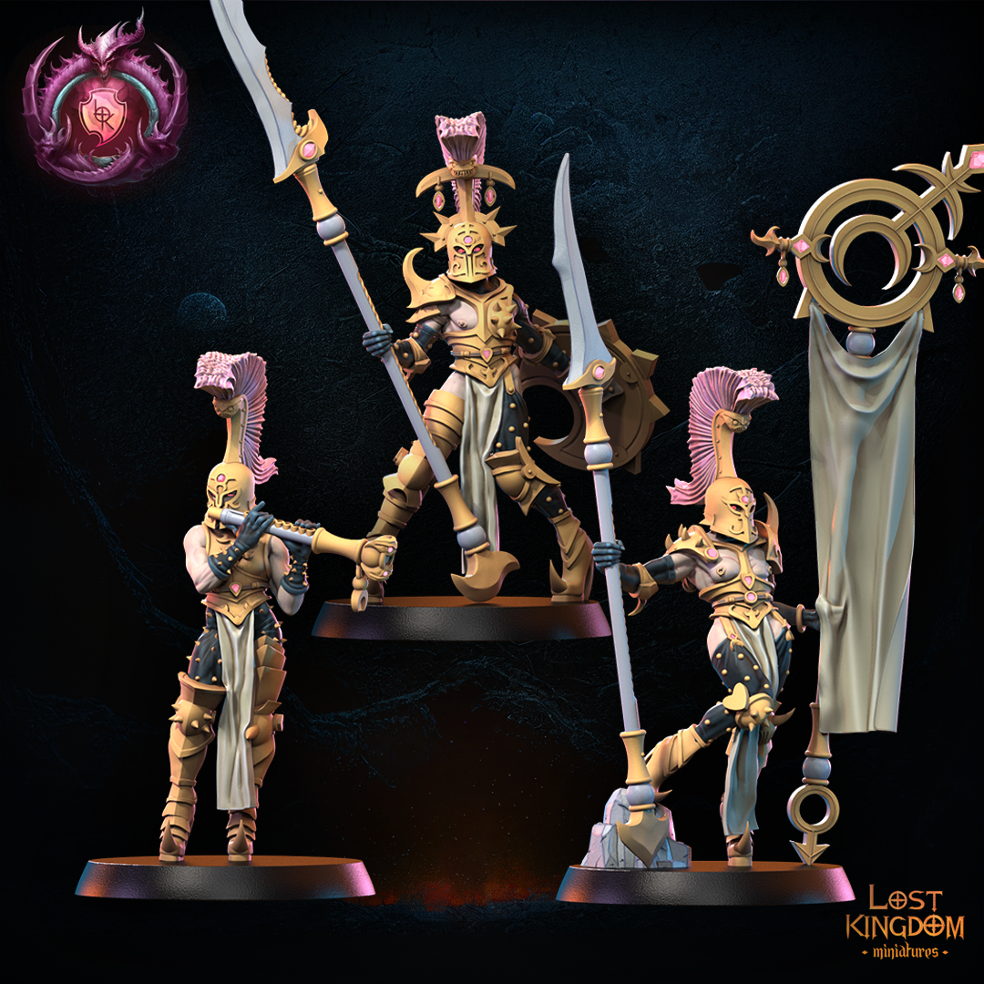 Deprivation Regiment Spear, Lost Kingdom Miniatures