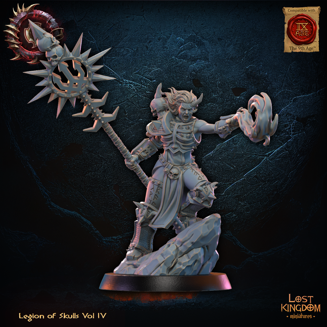Skull Chosen Sorceress, Lost Kingdom Miniatures