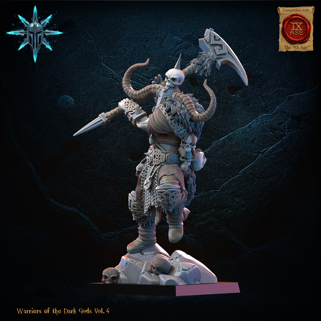 Heavy Weapon Barbarian Chief, Lost Kingdom Miniatures