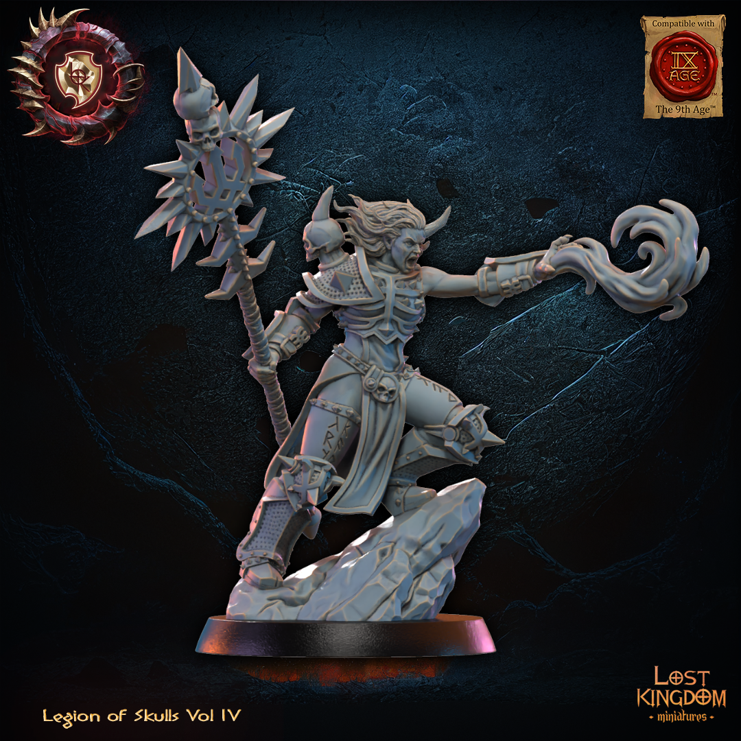 Skull Chosen Sorceress, Lost Kingdom Miniatures