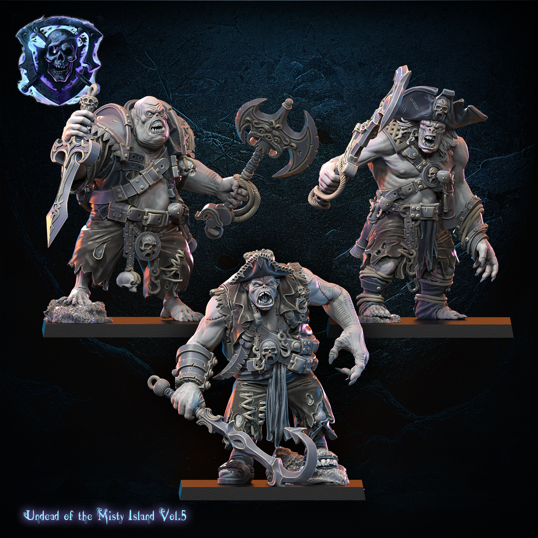 Undead Ogre Regiment, Lost Kingdom Miniatures