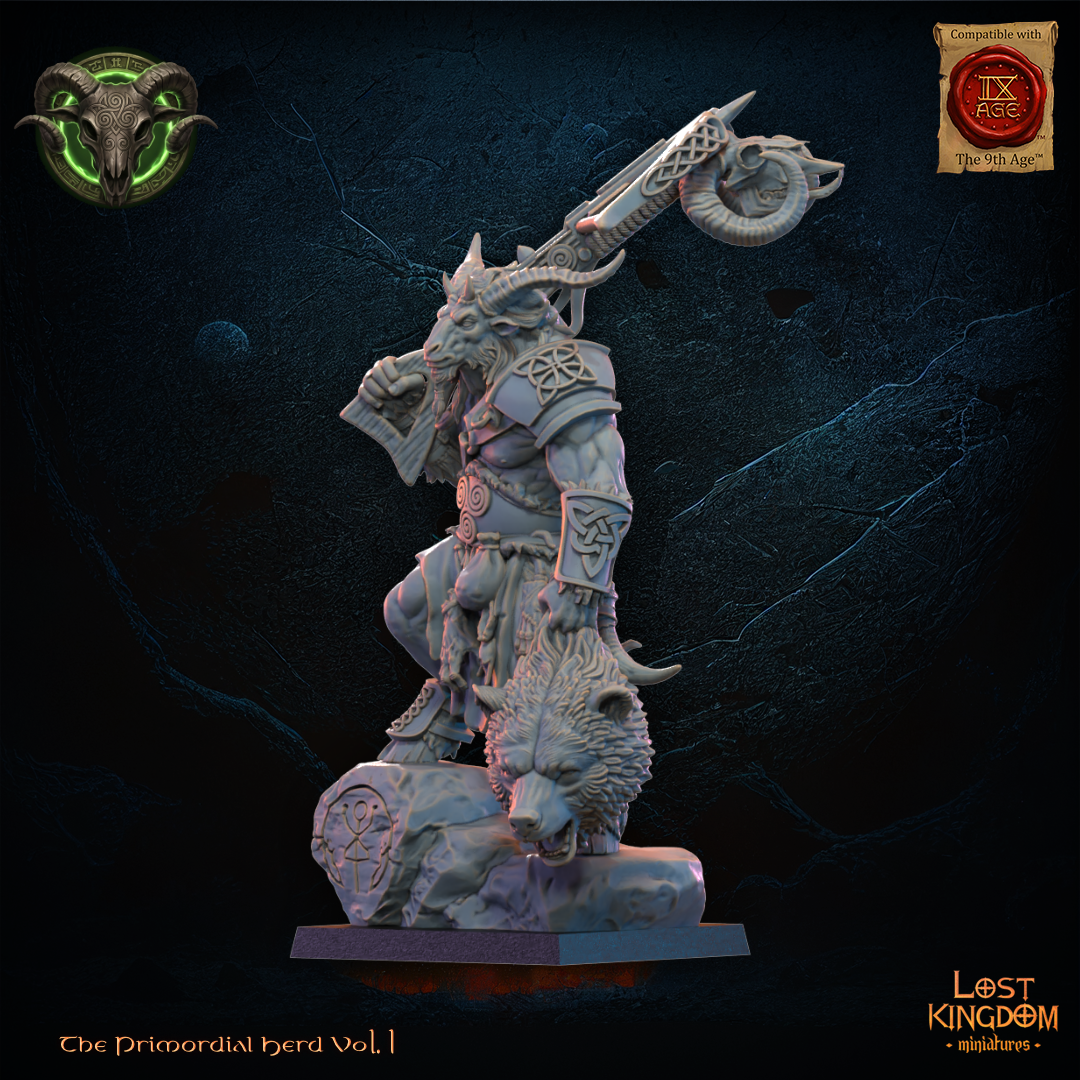 The Hunter, Wildhorn Chieftain, Lost Kingdom Miniatures