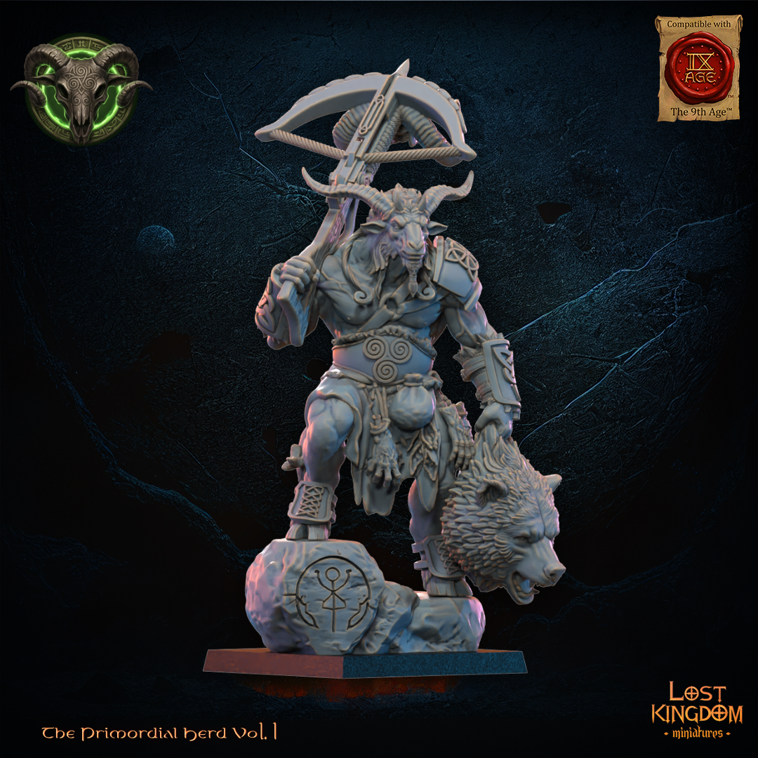 The Hunter, Wildhorn Chieftain, Lost Kingdom Miniatures