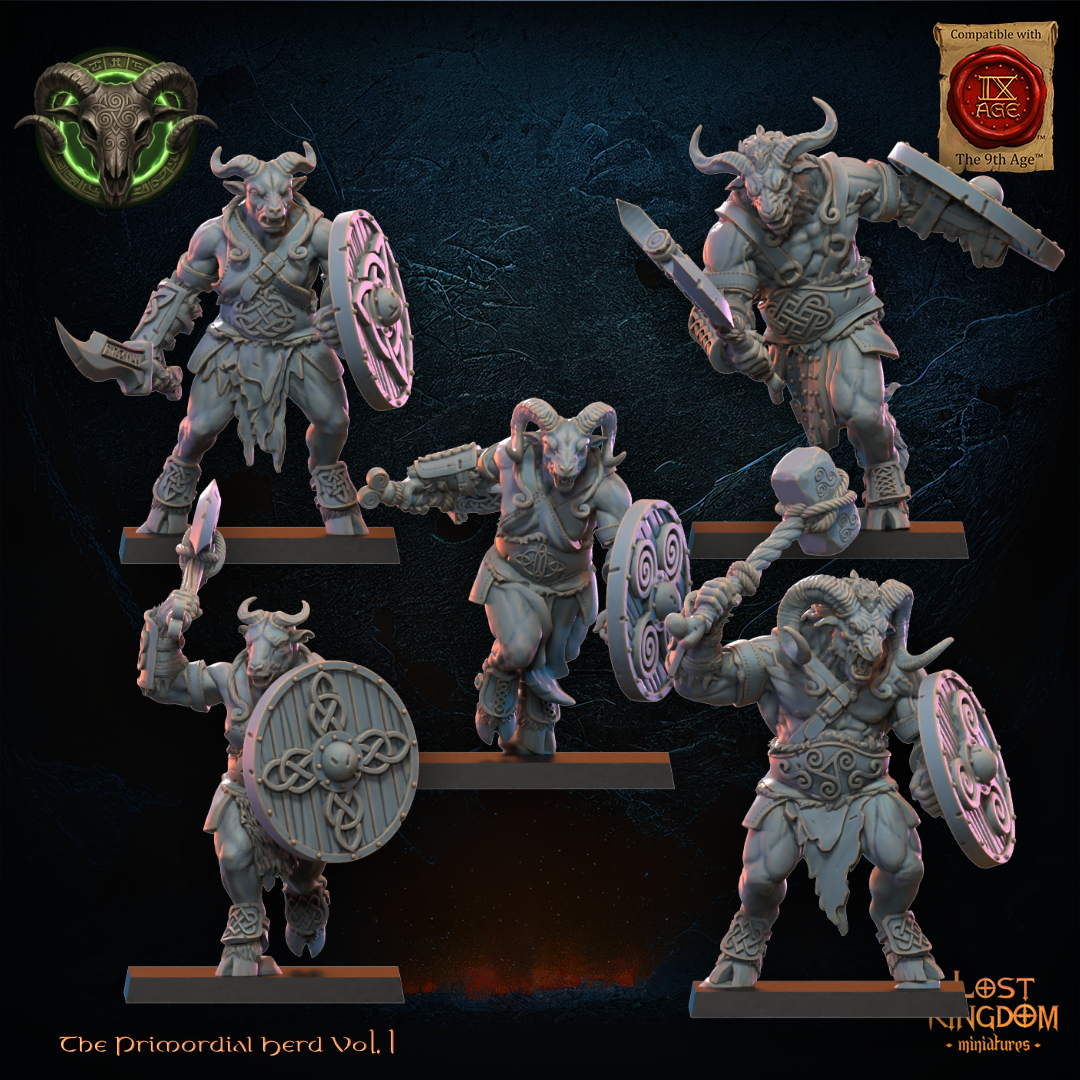 Wildhorn Herd, Lost Kingdom Miniatures