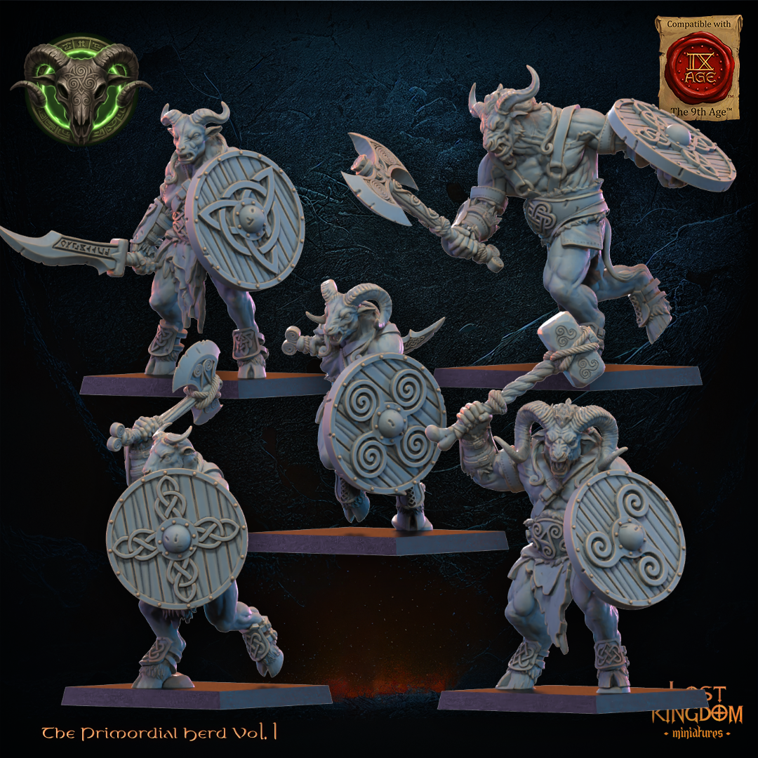 Wildhorn Herd, Lost Kingdom Miniatures