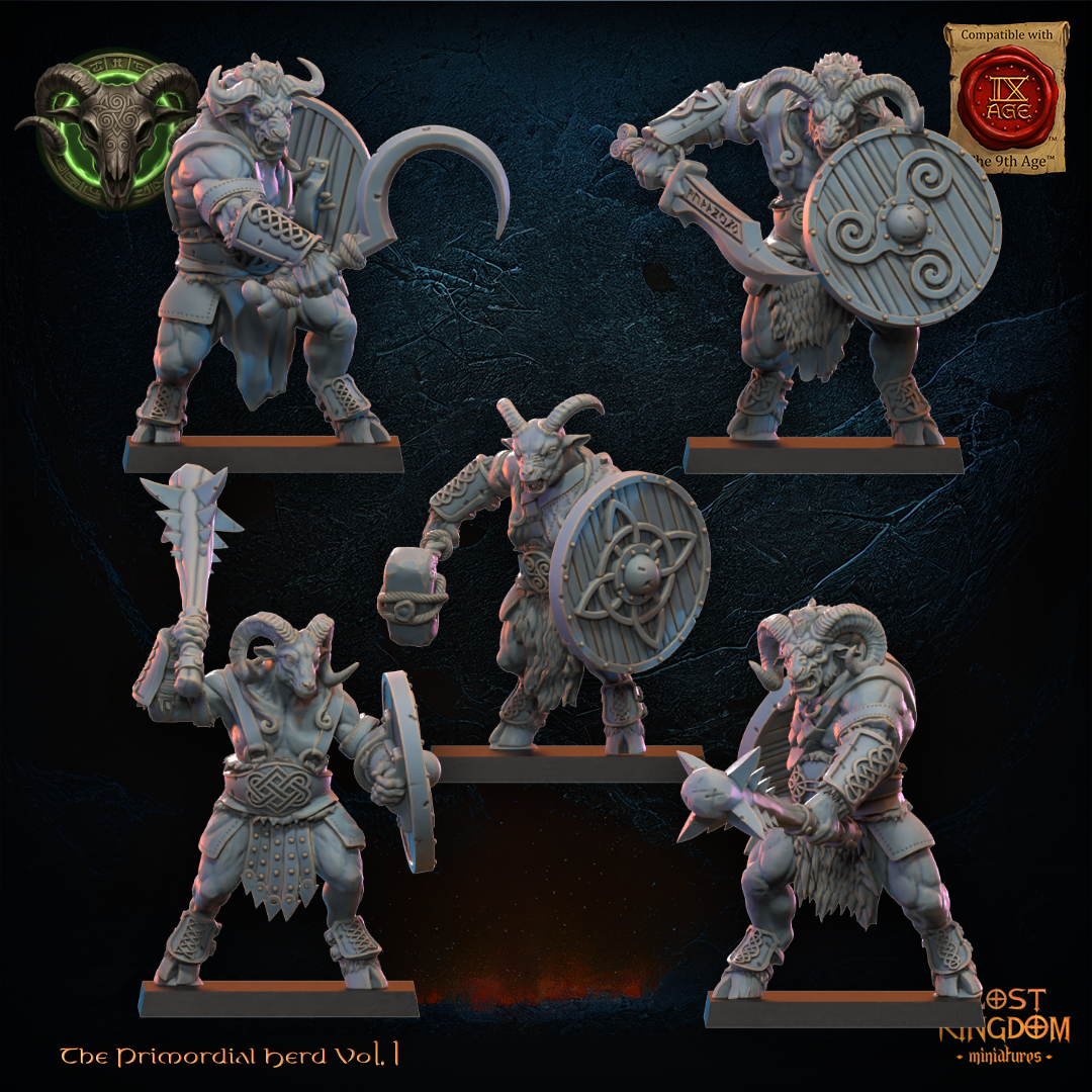Wildhorn Herd, Lost Kingdom Miniatures