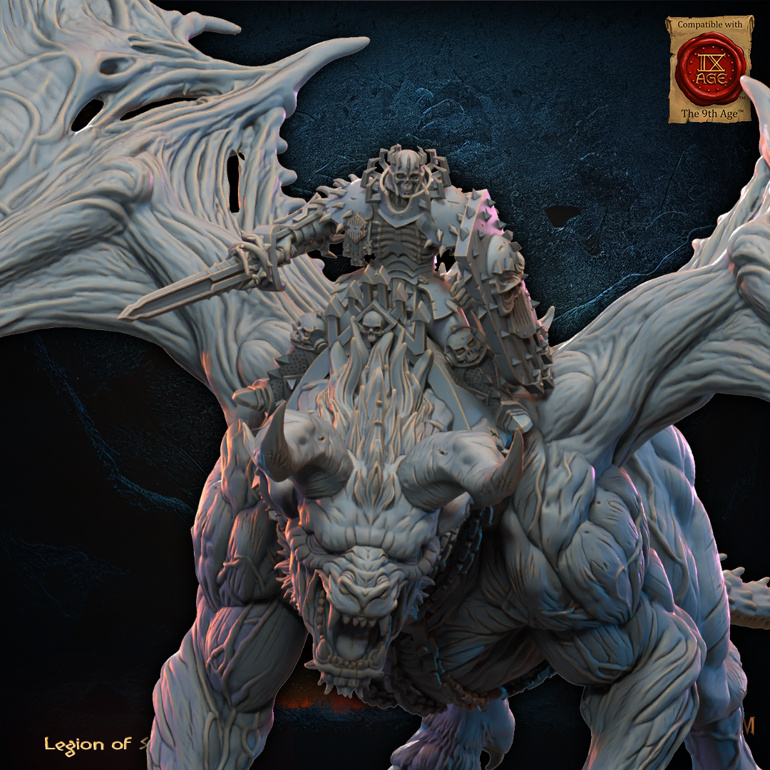 Gaseric, the Skull King on Drachimera, Lost Kingdom Miniatures