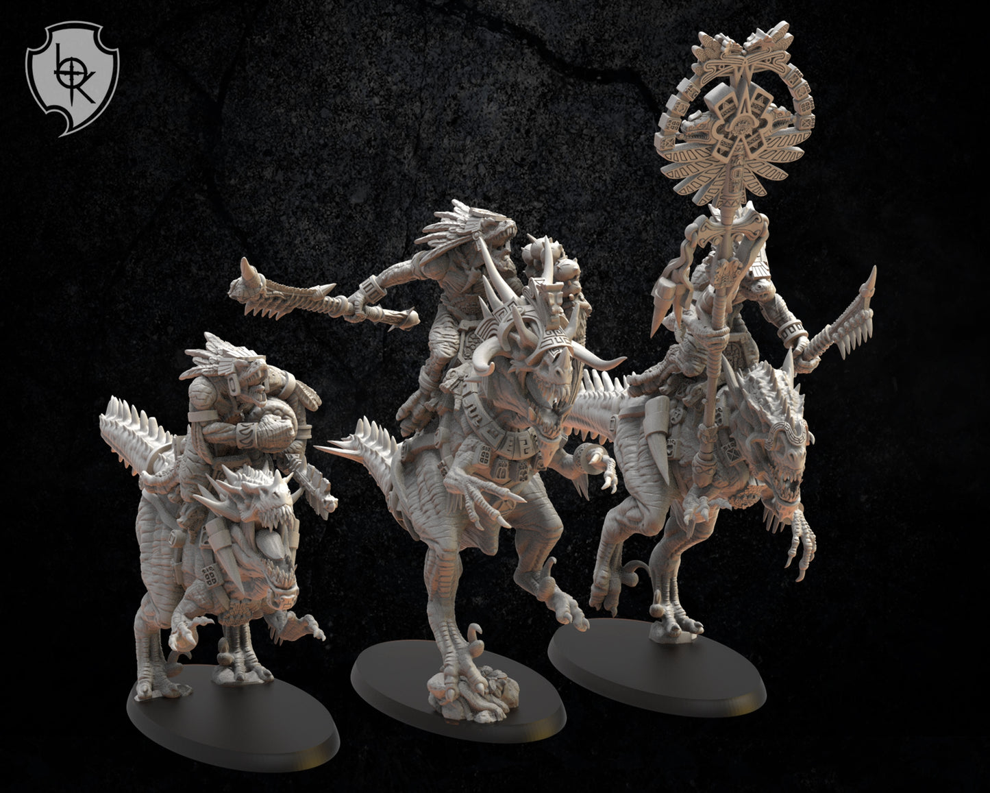 Ezocamatl Knights, Lost Kingdom Miniatures
