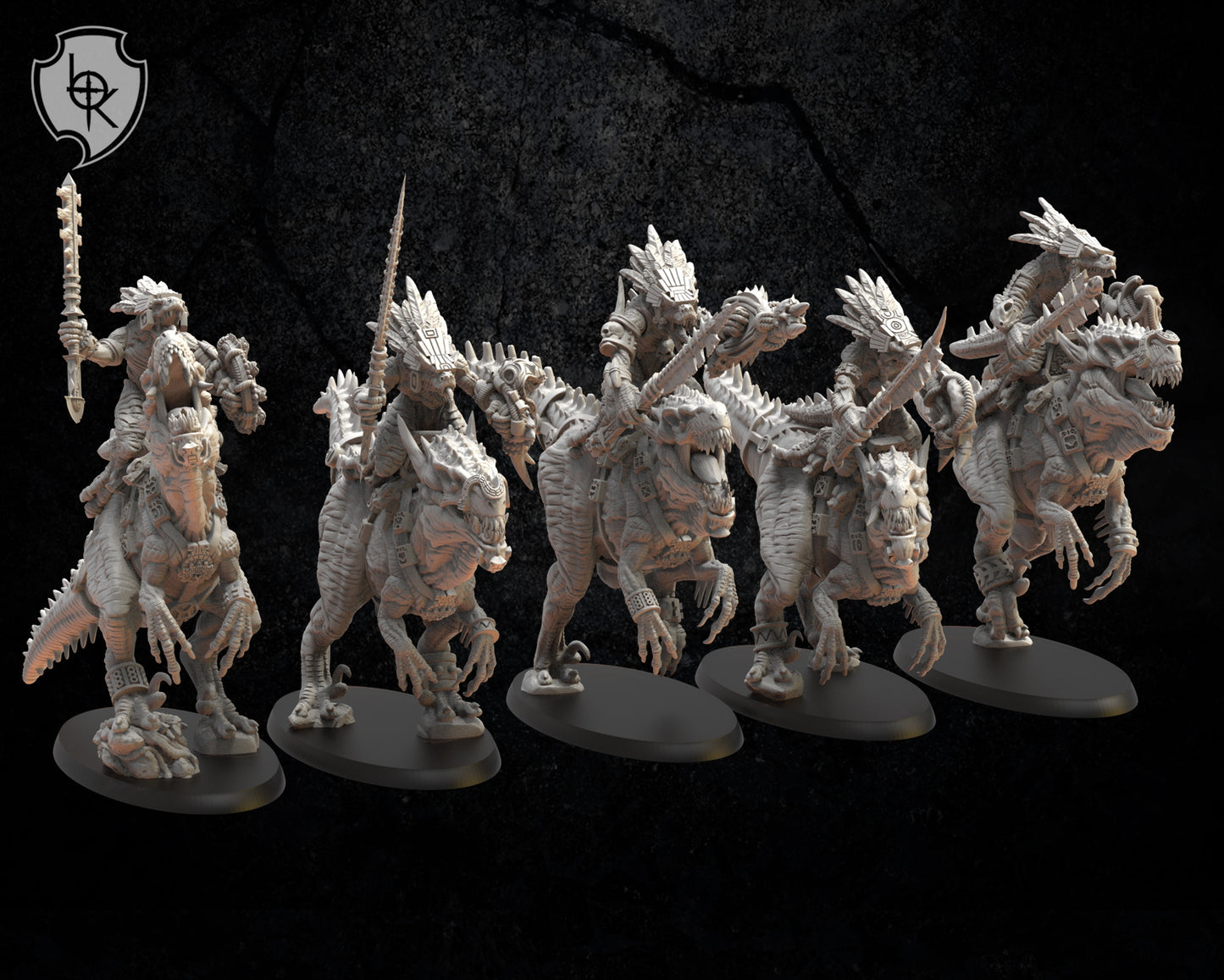 Ezocamatl Knights, Lost Kingdom Miniatures