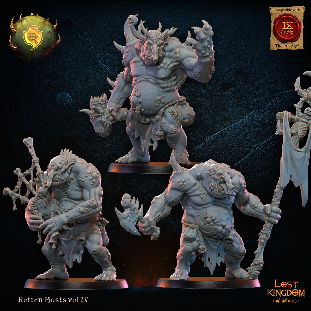Noxious Trolls, Lost Kingdom Miniatures