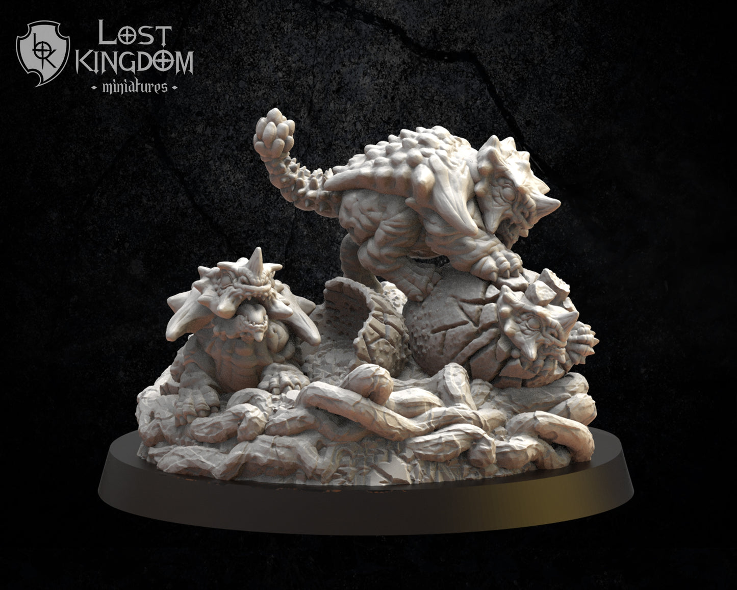 Ahuatli, spearback, Lost Kingdom Miniatures