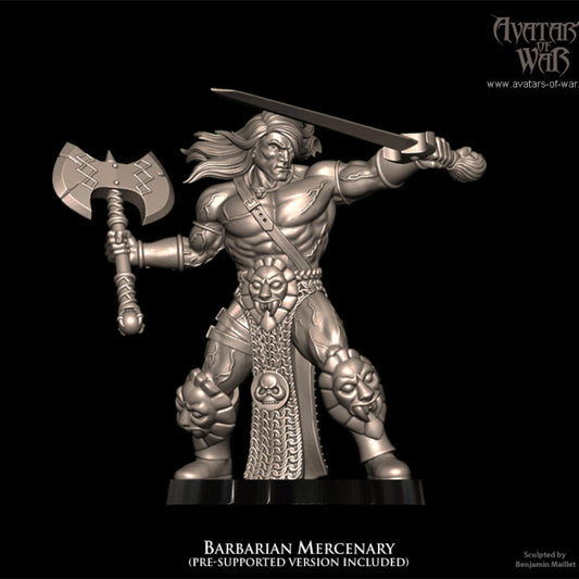 Barbarian Mercenary B, Avatars of War