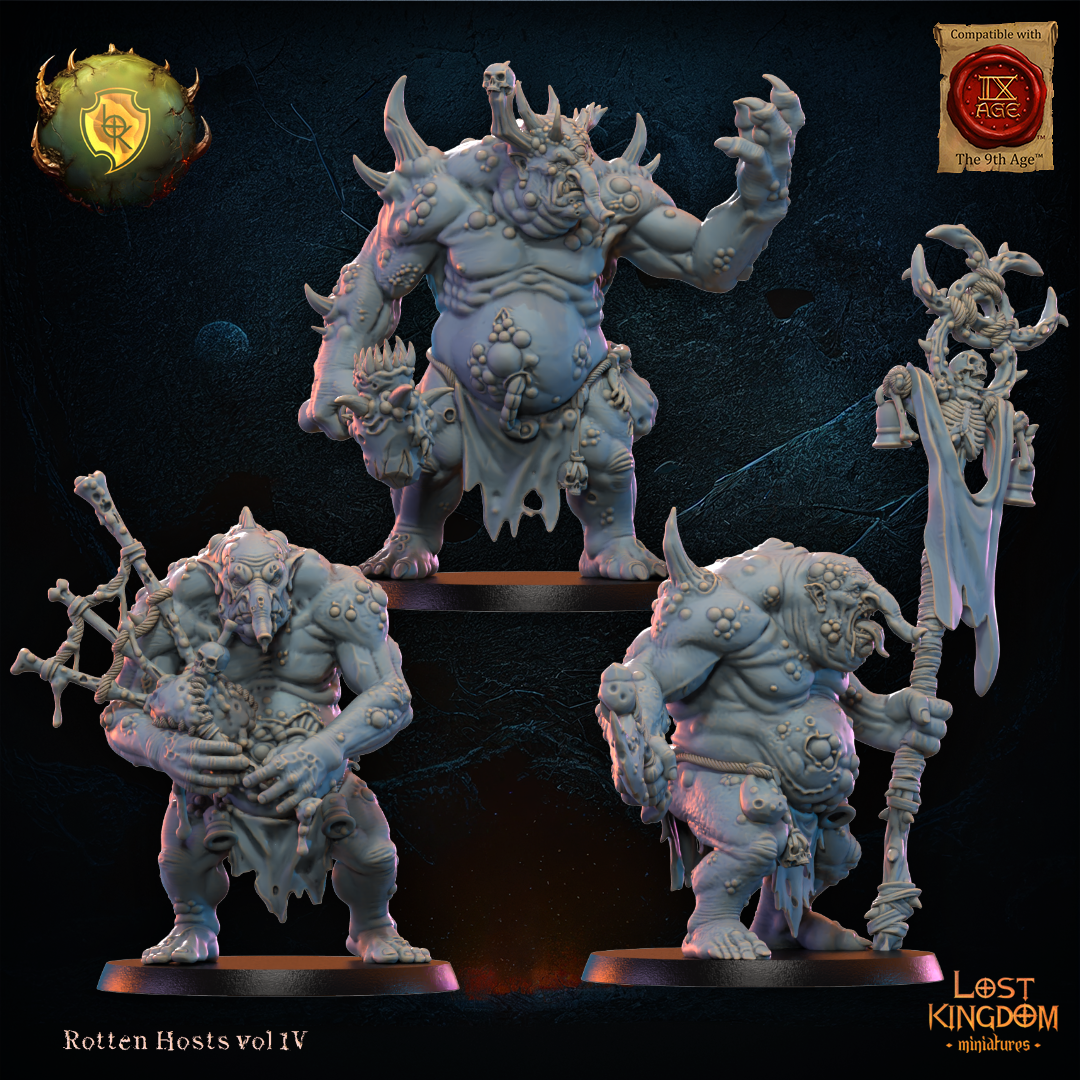 Noxious Trolls, Lost Kingdom Miniatures