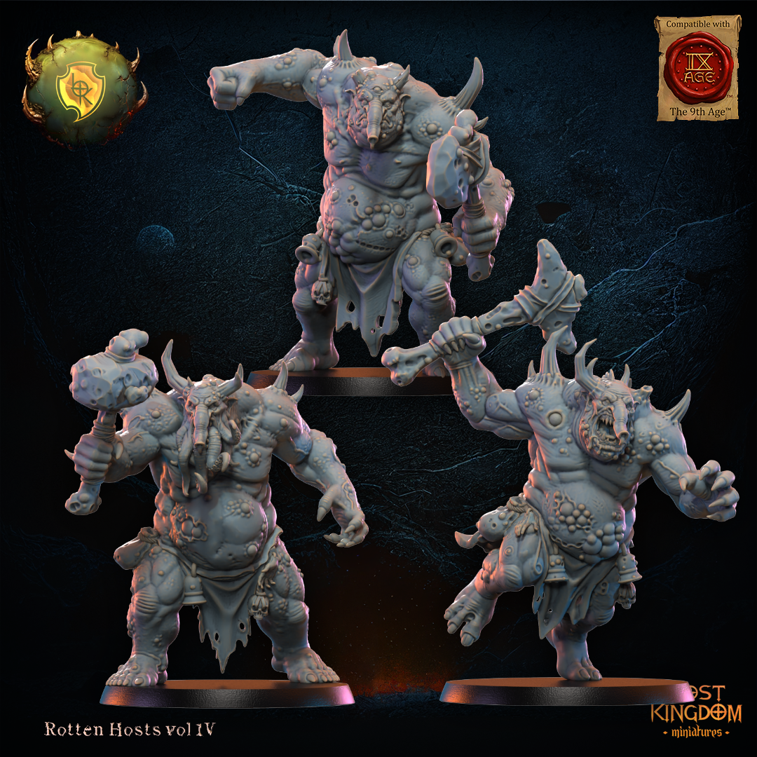 Noxious Trolls, Lost Kingdom Miniatures