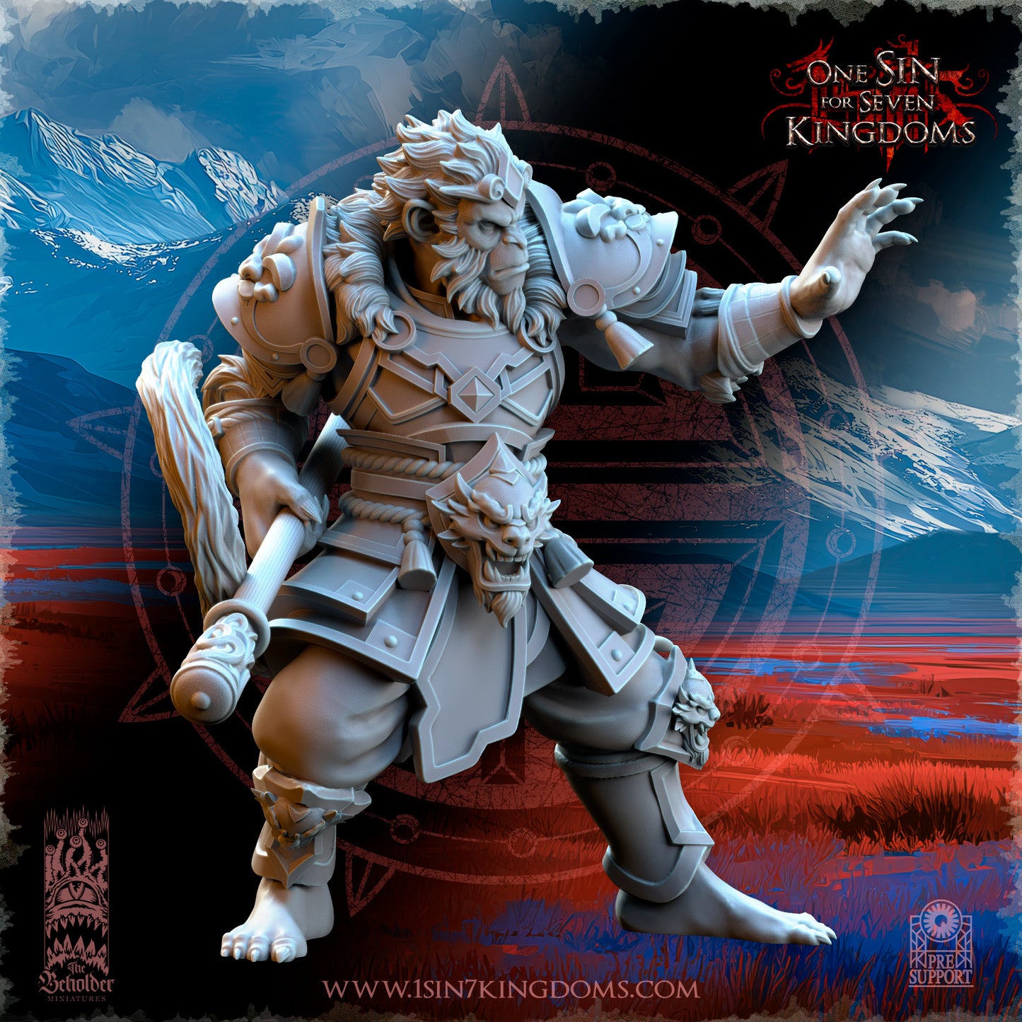 Houwang, the Monkey King, The Beholder Miniatures
