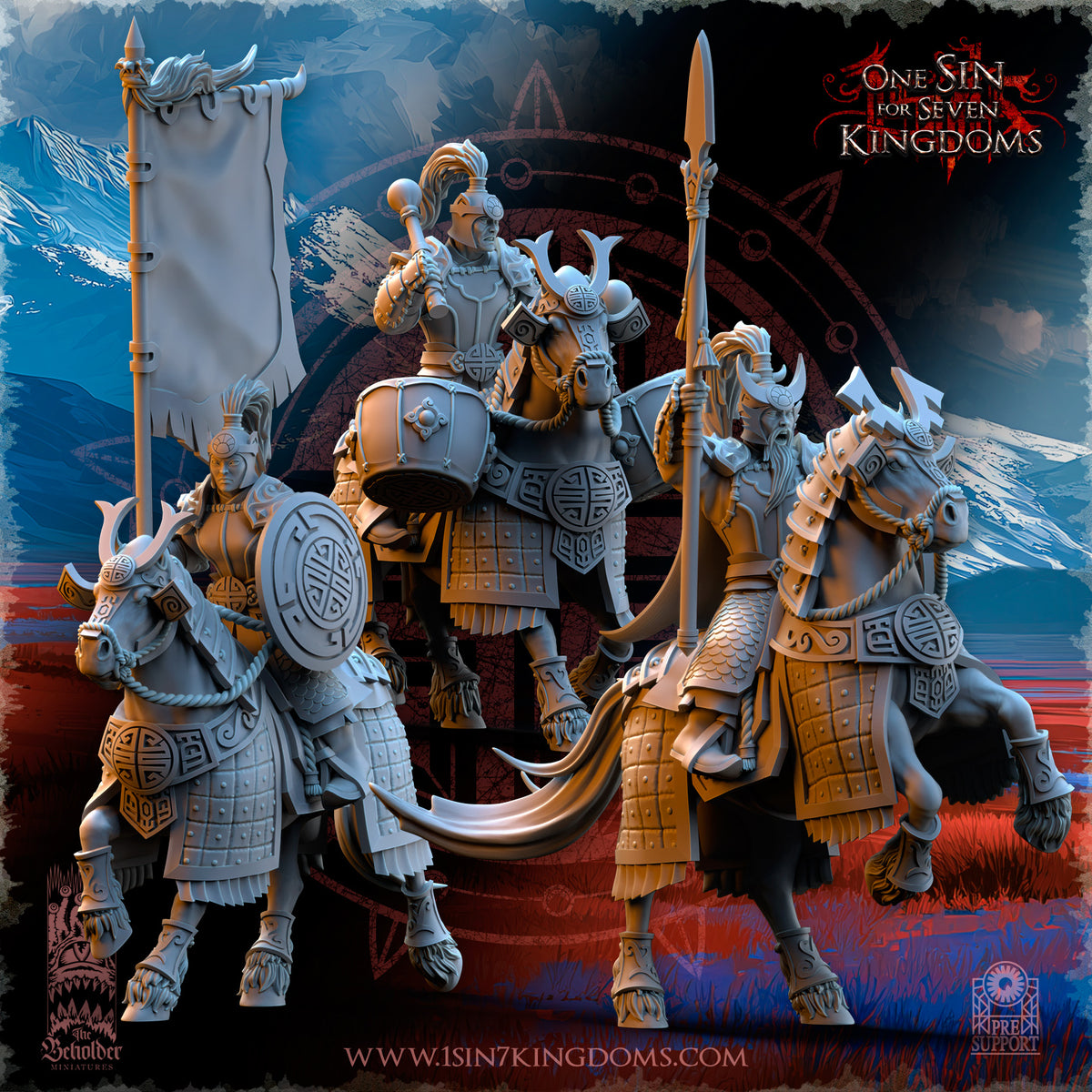 Miniatures Riders Riders, The Beholder Miniatures – CMCstudio3d