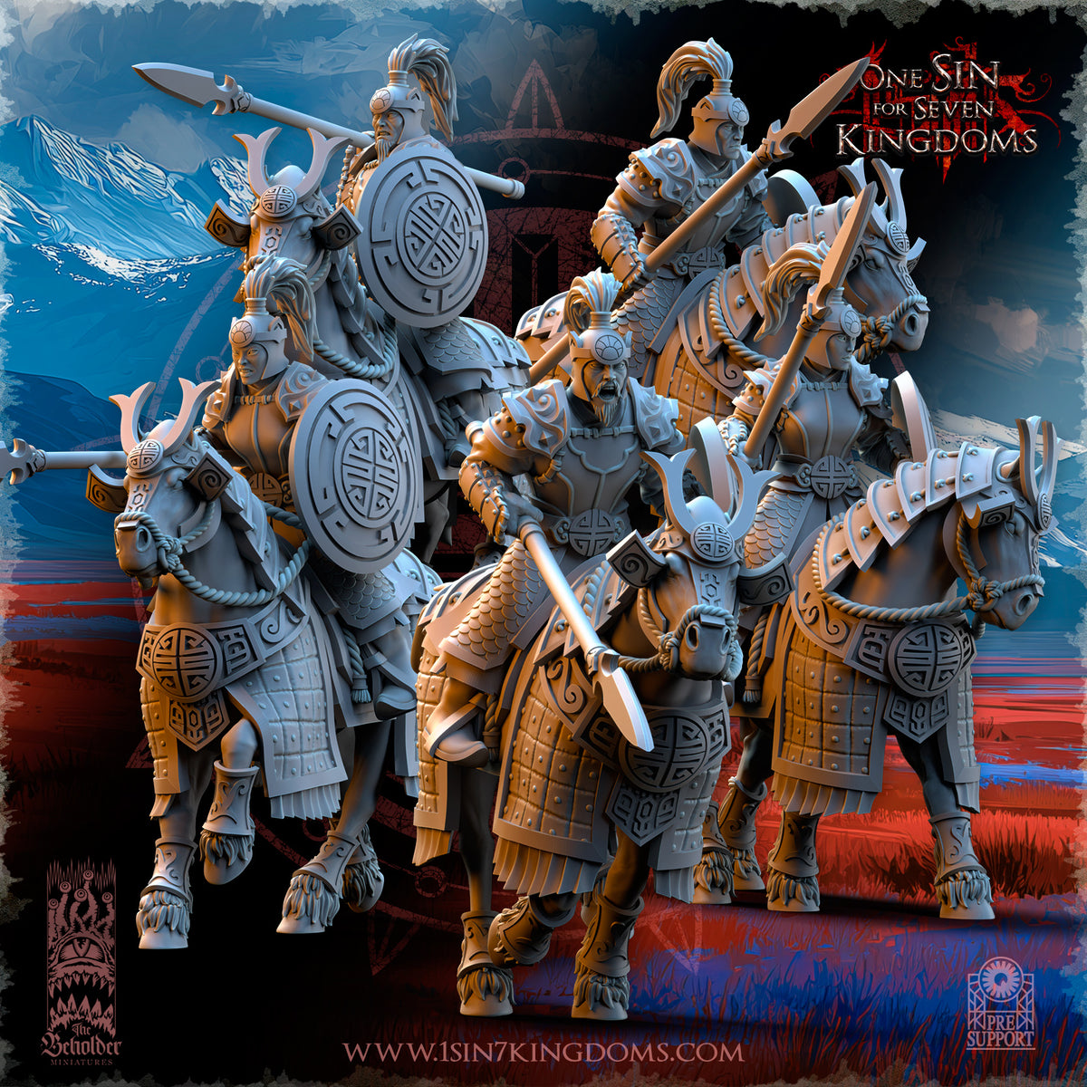 Miniatures Riders Riders, The Beholder Miniatures – CMCstudio3d