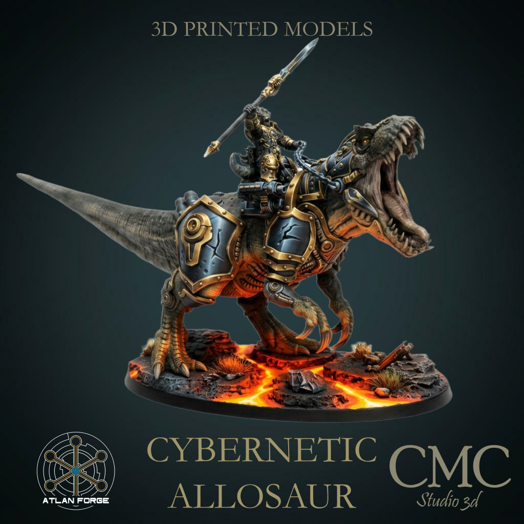 Cybernetic Allosaur, Atlan Forge