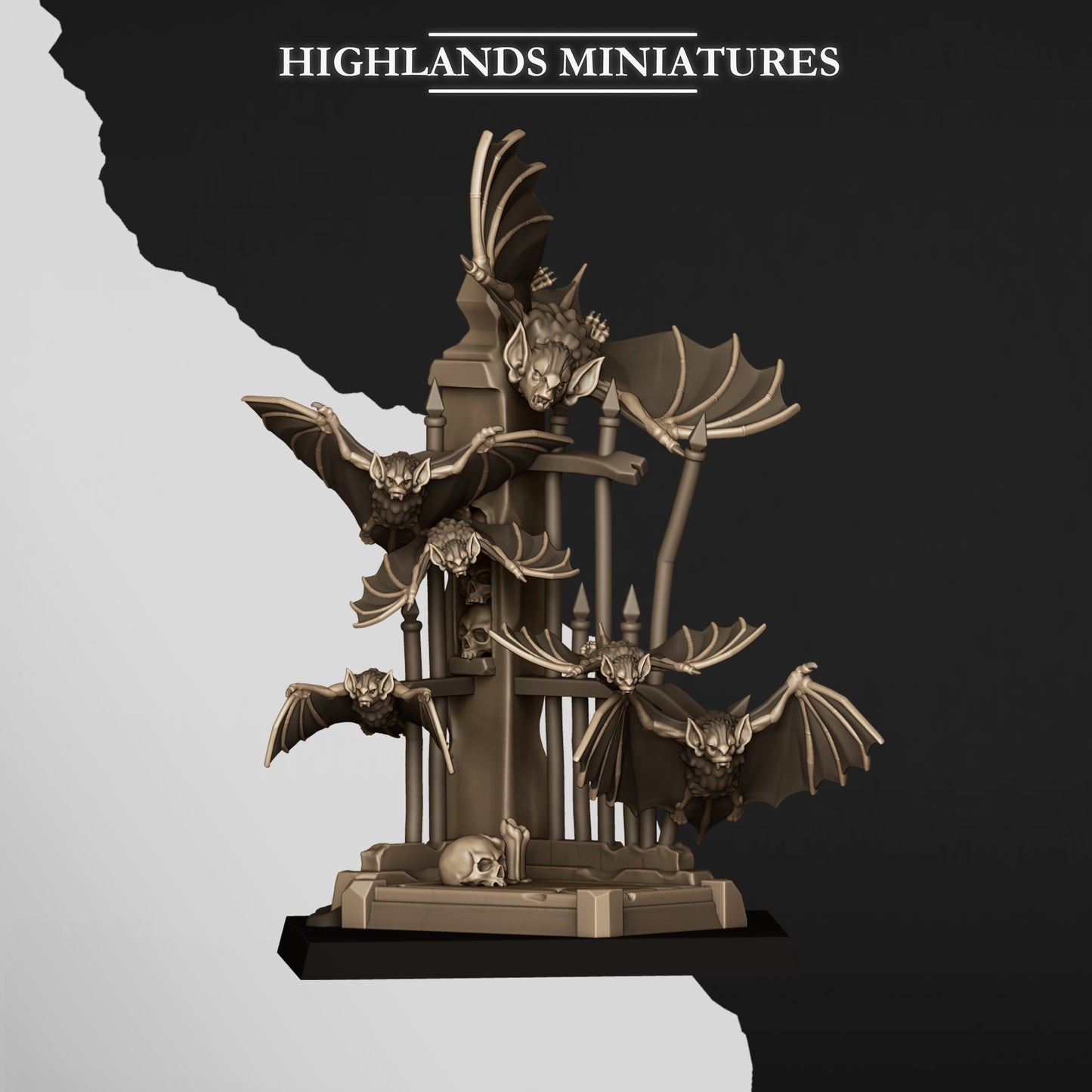 Bat Swarms, Highlands Miniatures