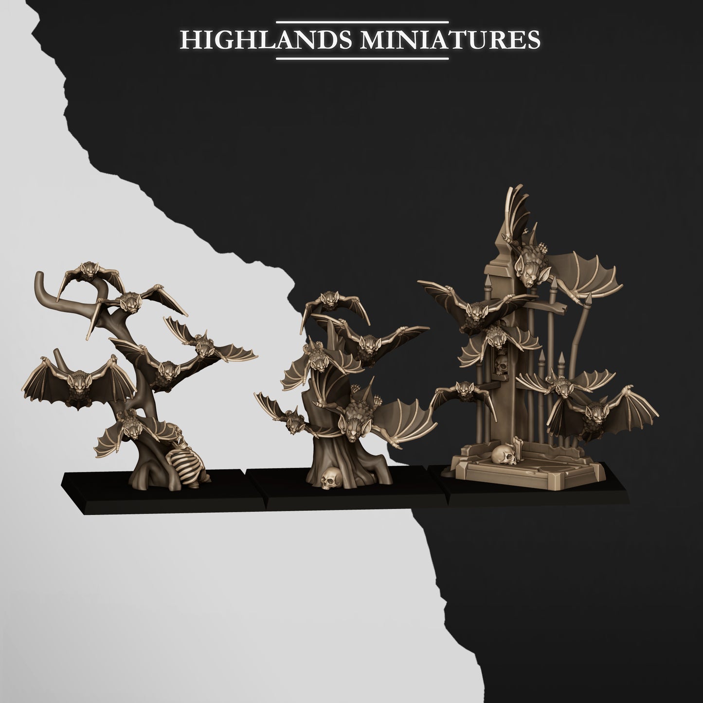 Bat Swarms, Highlands Miniatures