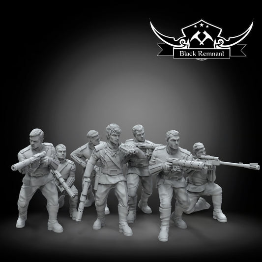 Blue expansionnary defense troopers, Black Remnant